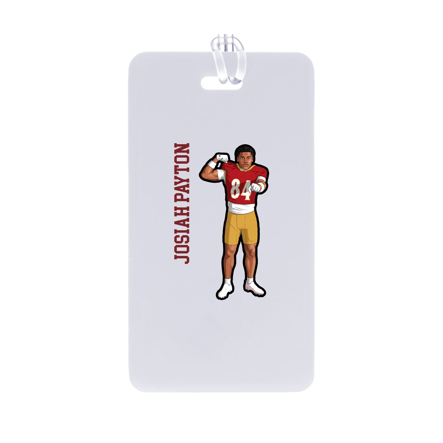 Bag Tag — Name Vertical in Classic