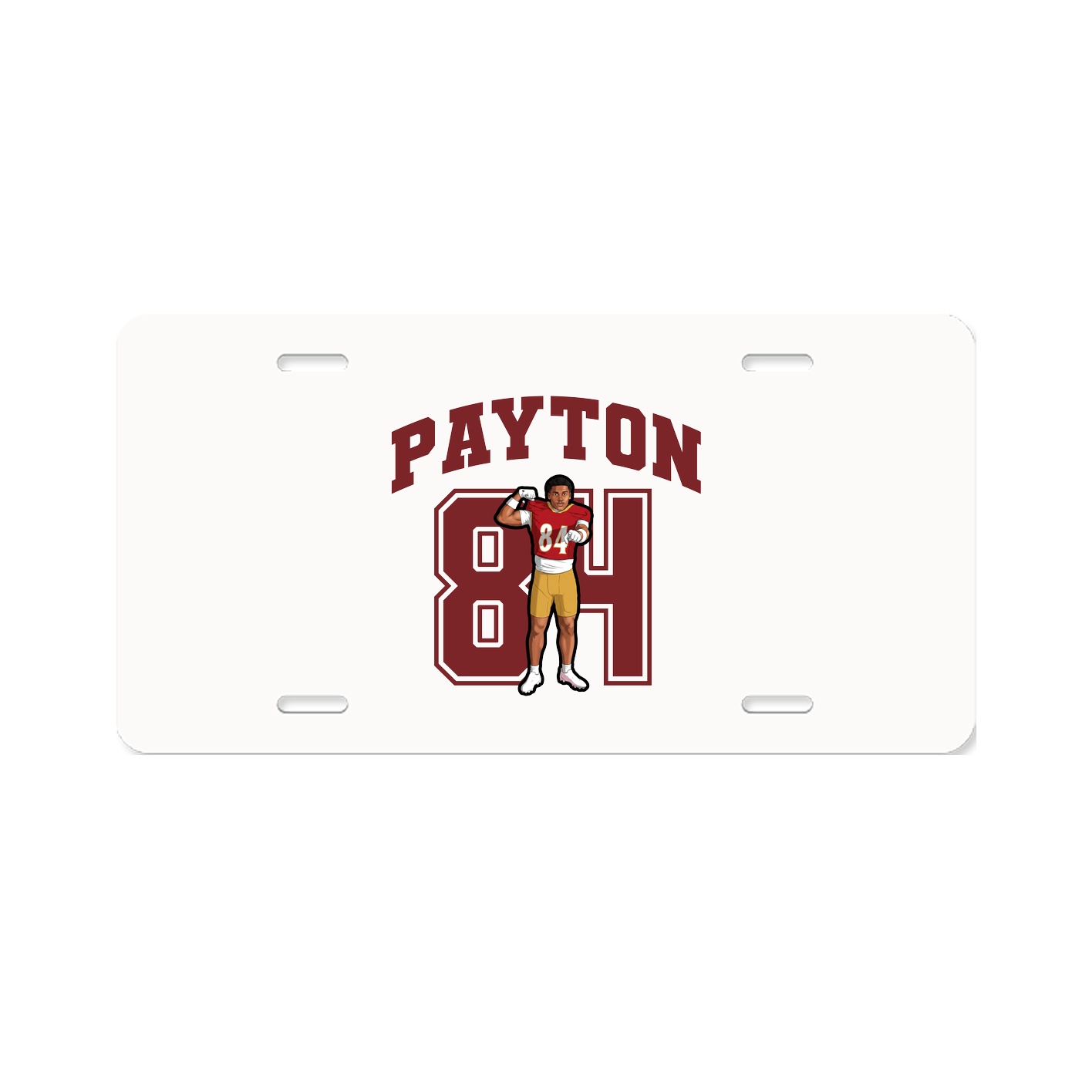 License Plate — Number in Classic