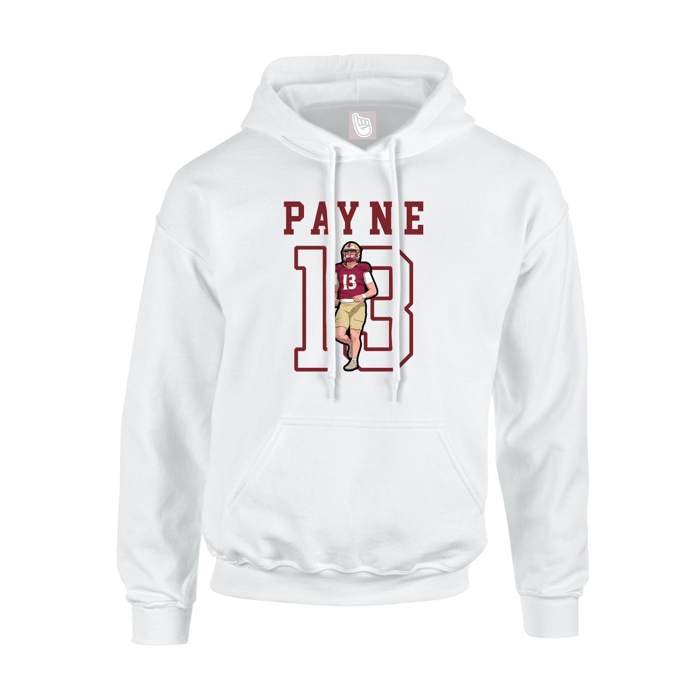 Youth Hoodie — Shirsey in White