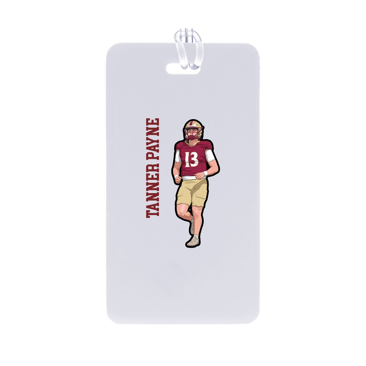 Bag Tag — Name Vertical in Classic
