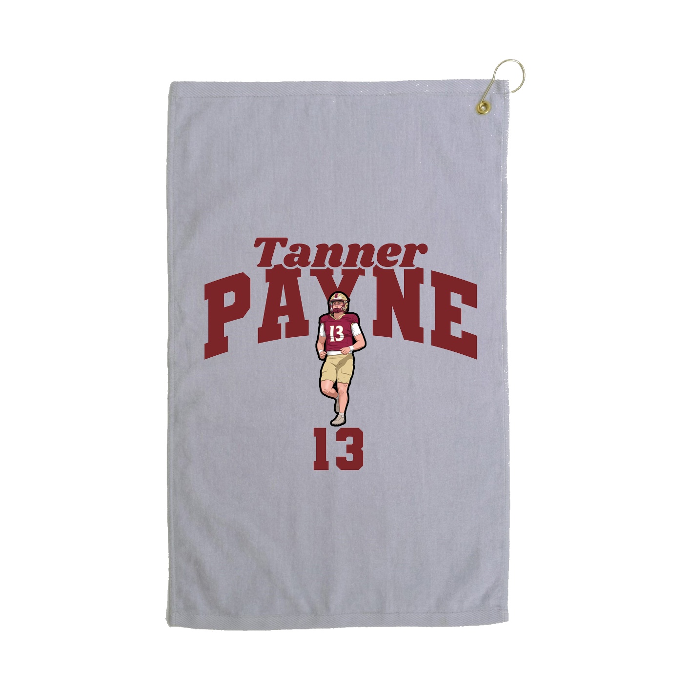 Golf Towel — Signature Arch in Grey