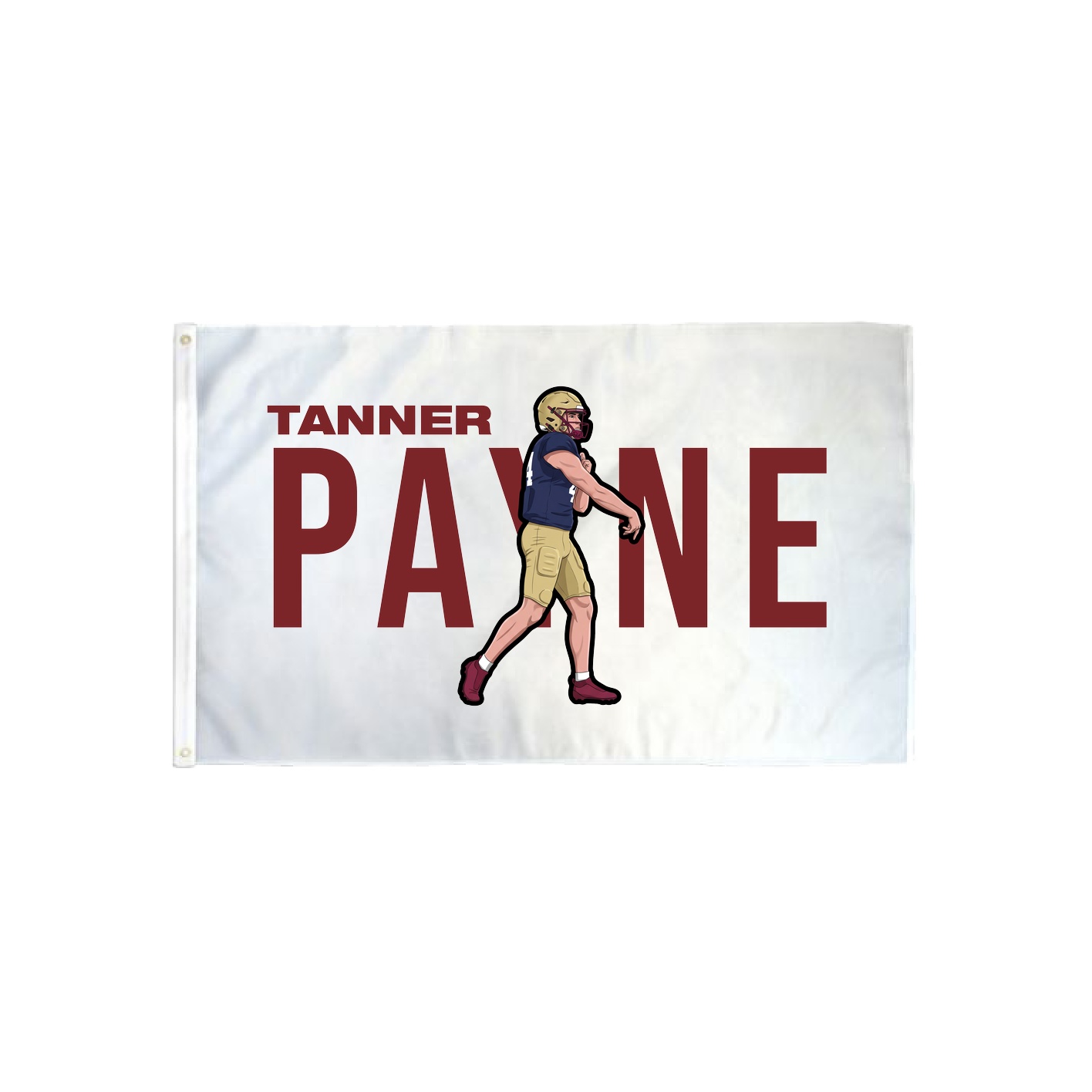 3x5 Flag — Player Name in Classic