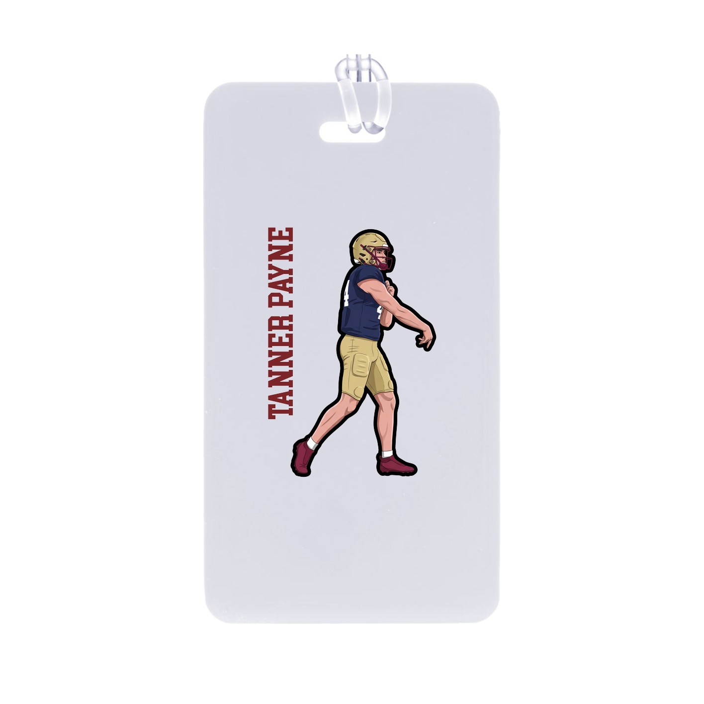 Bag Tag — Name Vertical in Classic
