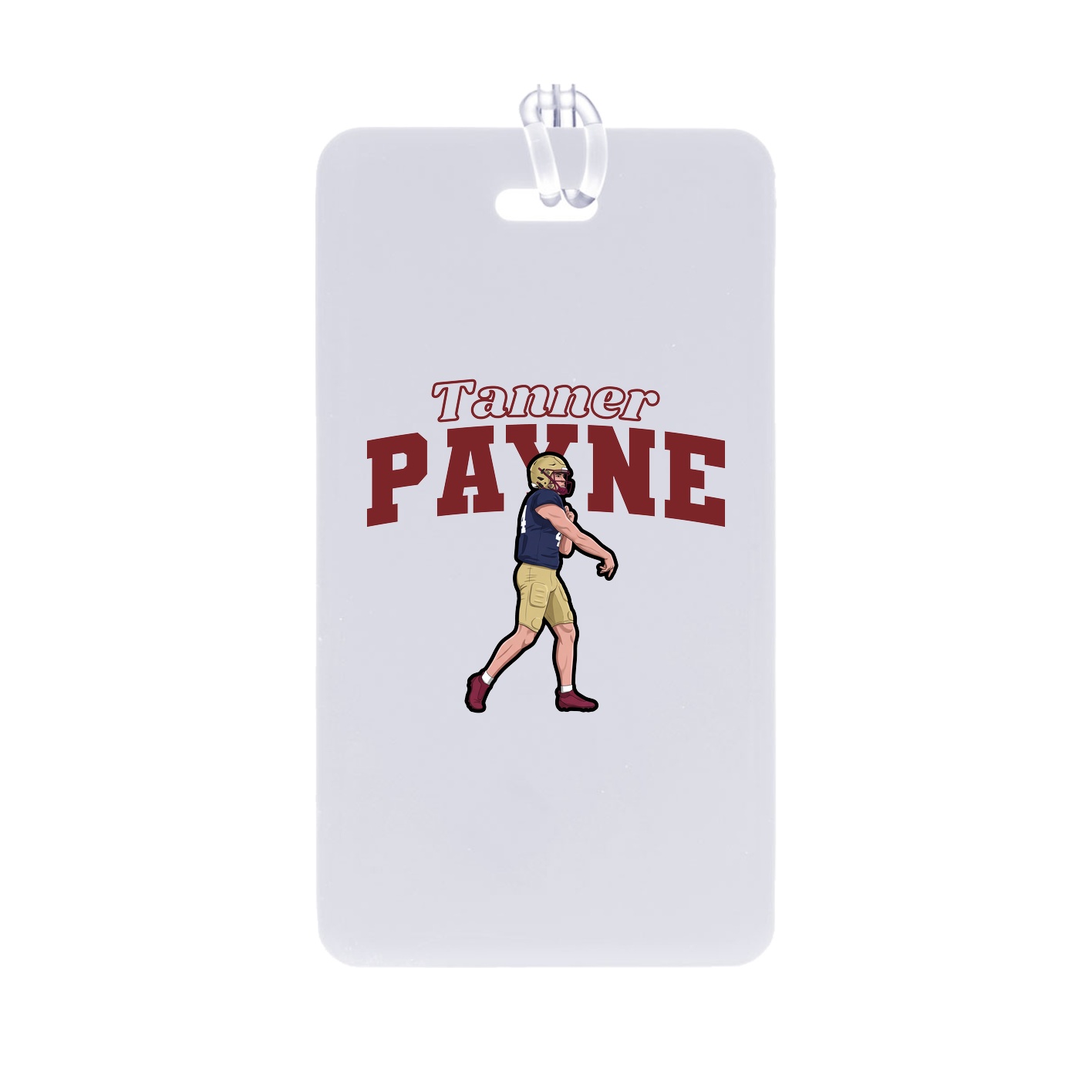 Bag Tag — Name Arch in Classic