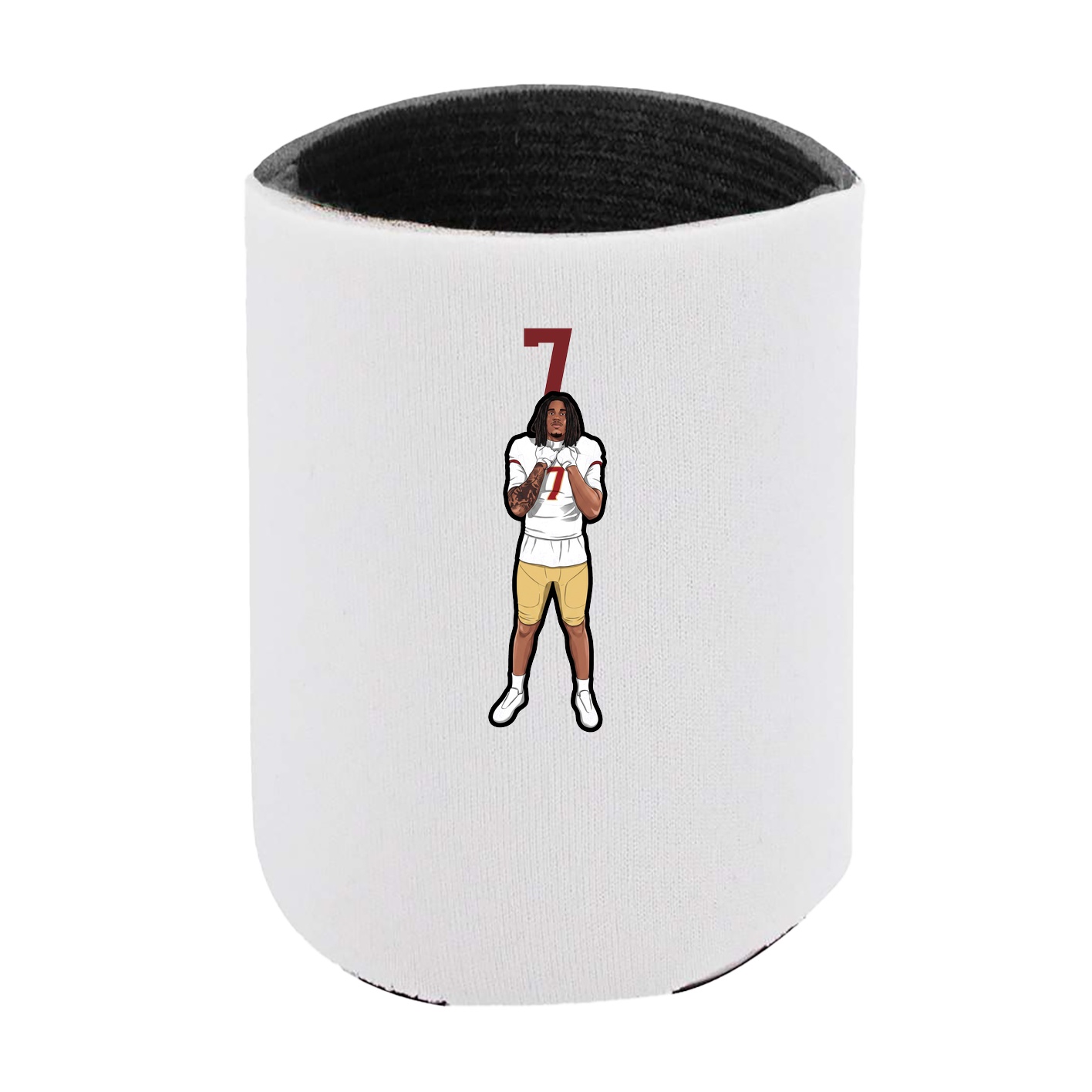 Can Holder — Number Top in White