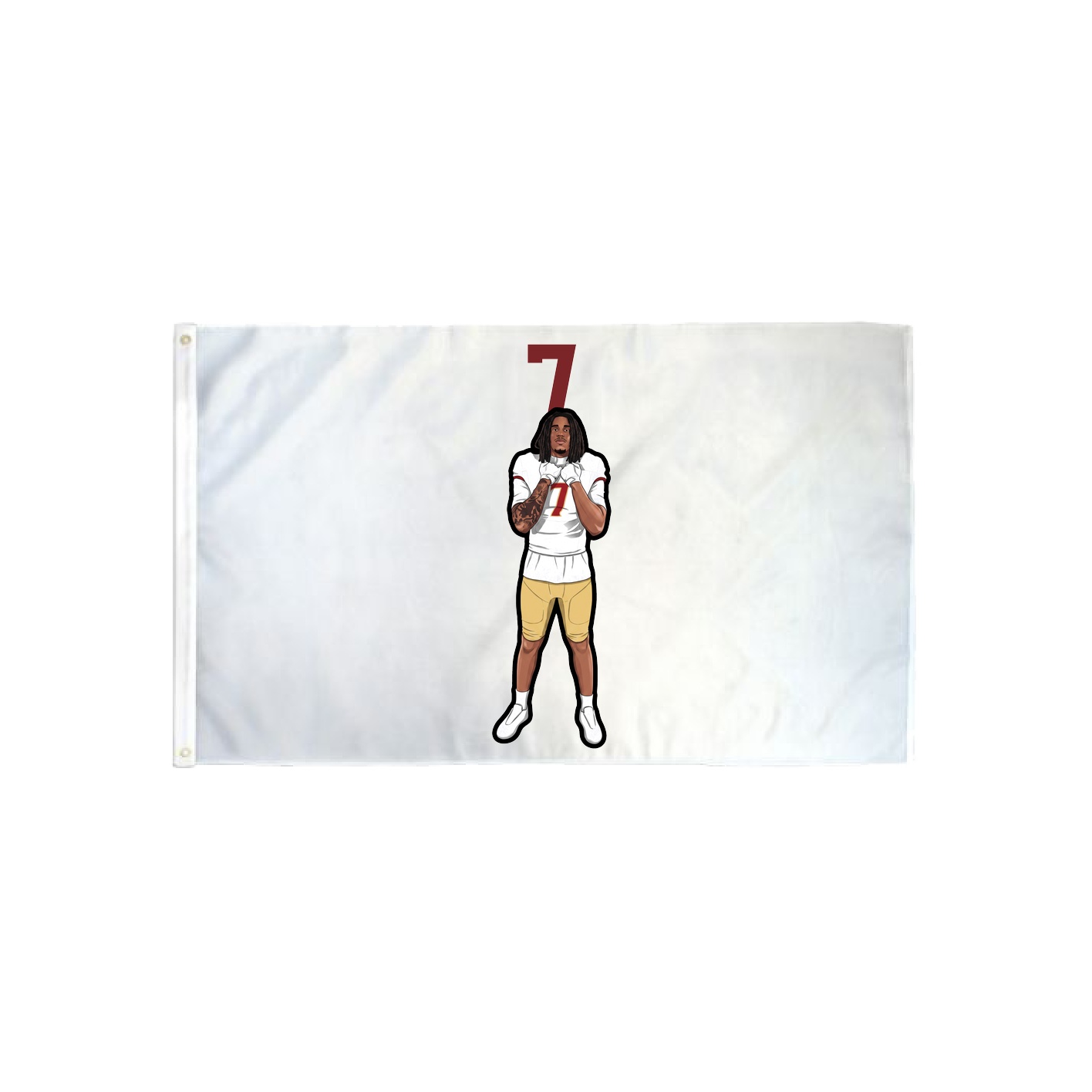 3x5 Flag — Number Top in Classic