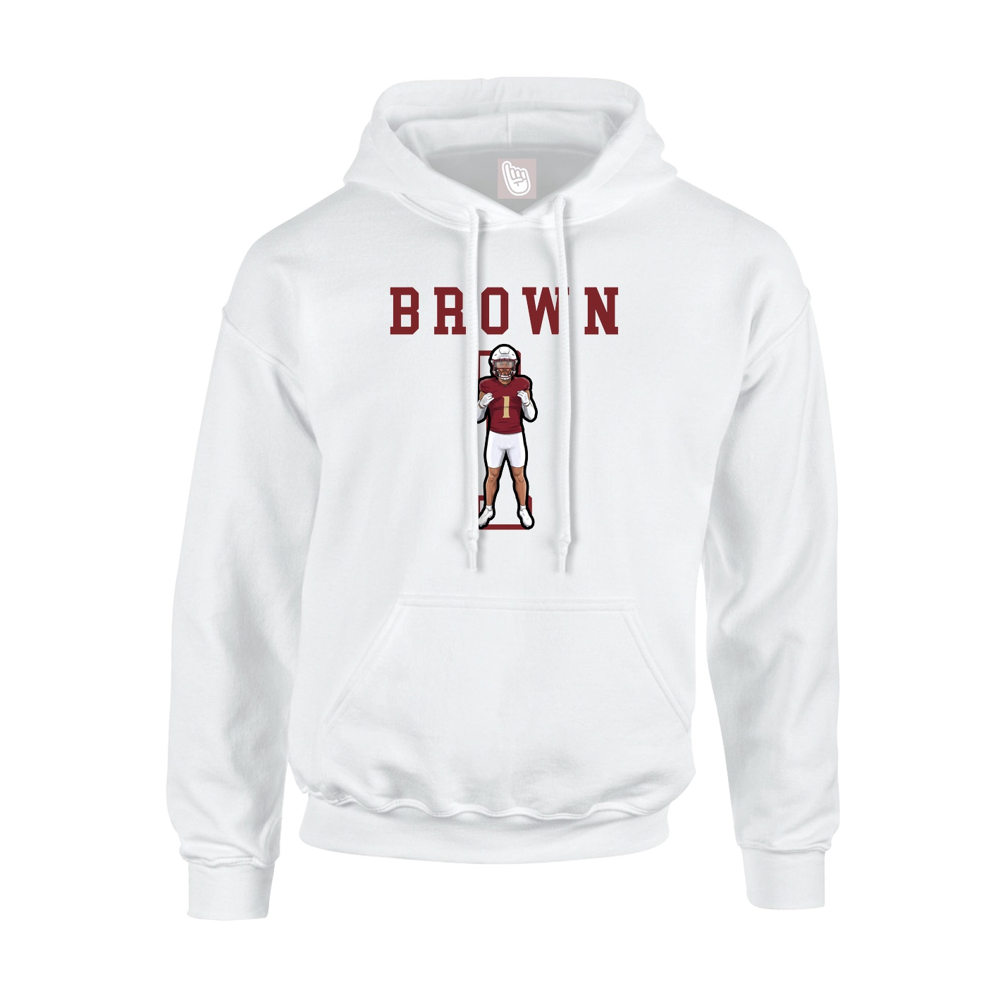 Hoodie — Shirsey in White