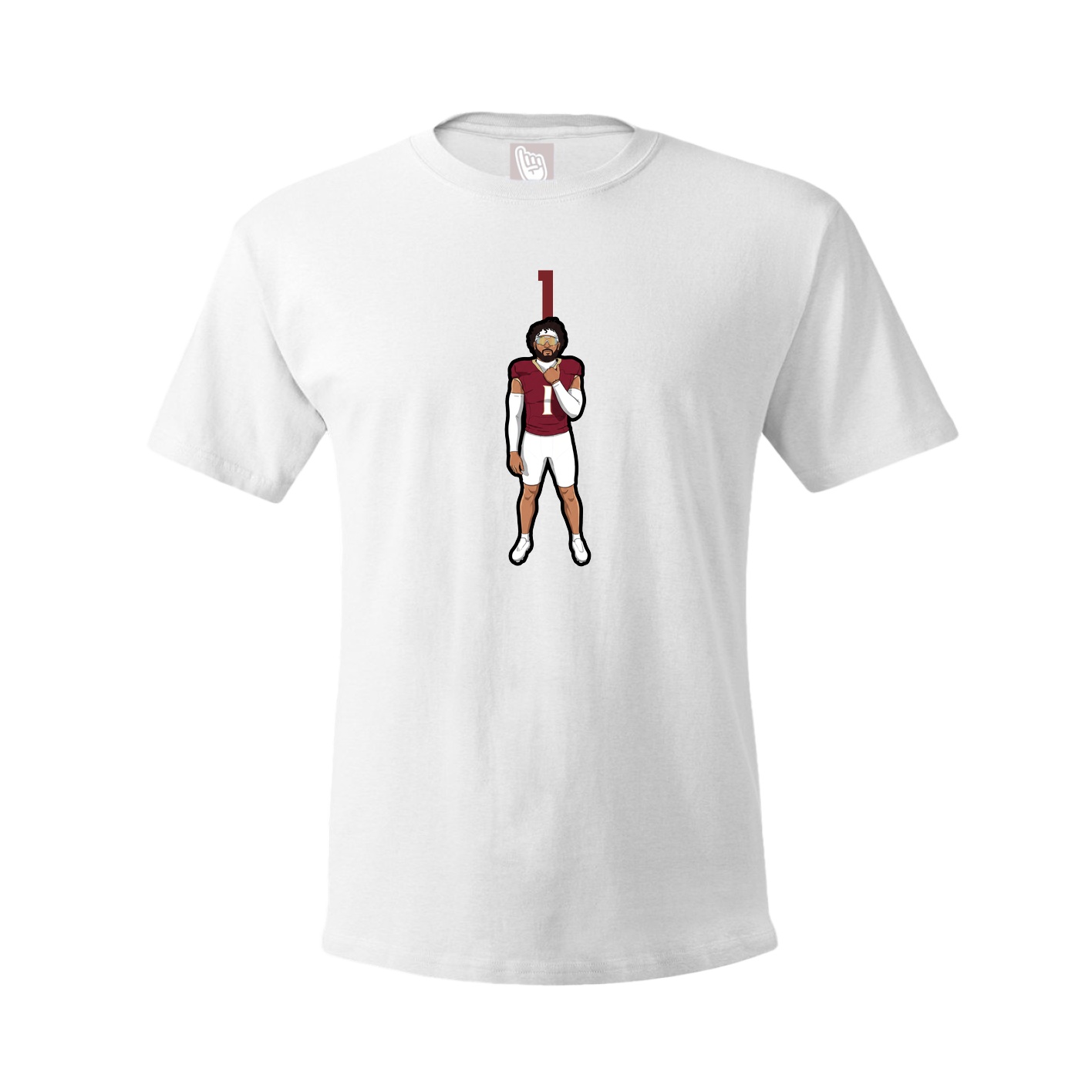 Tee — Number Top in White