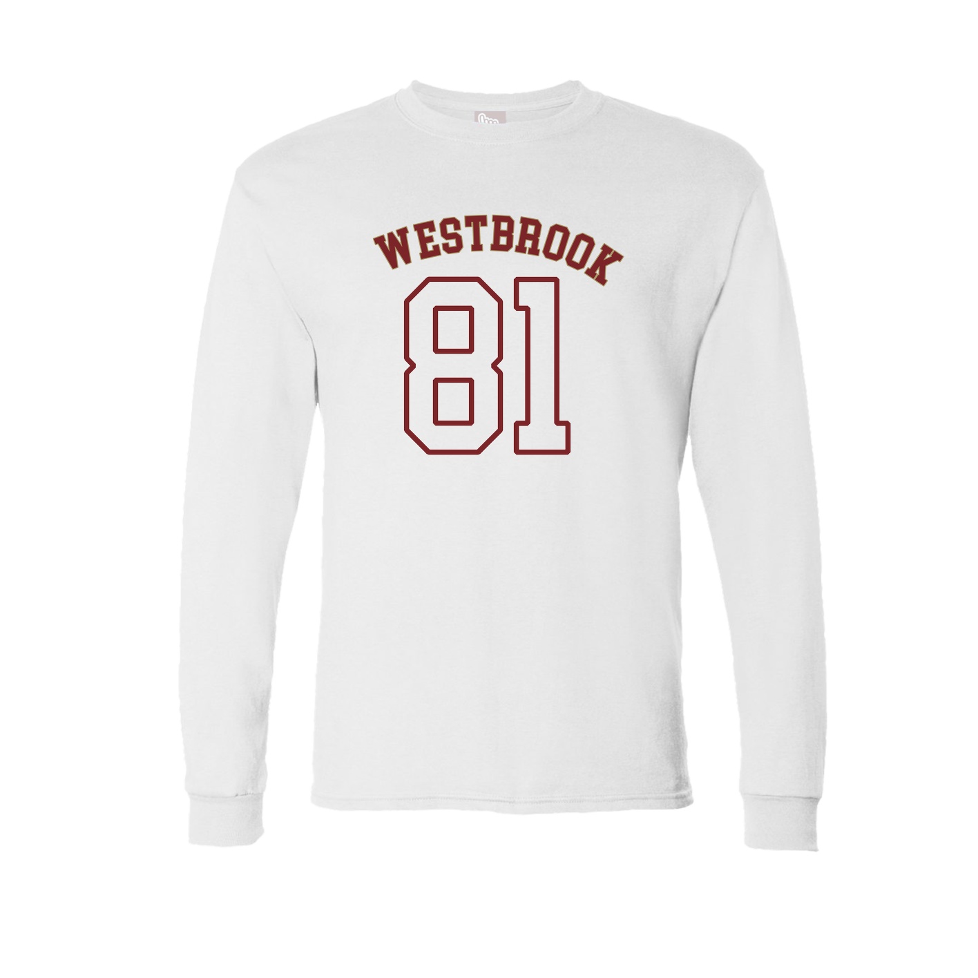 Long Sleeve Tee — Shirsey Arch in White