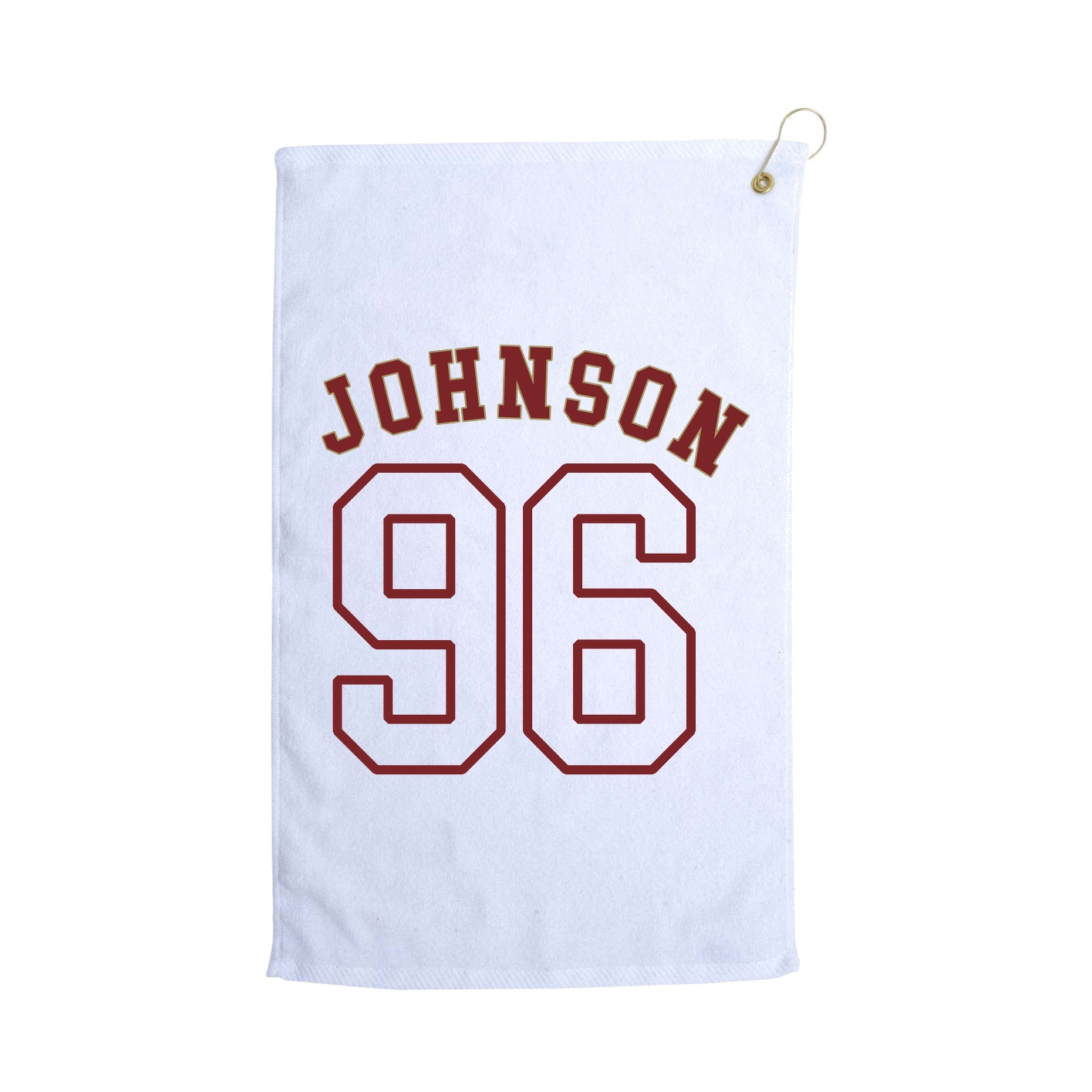 Golf Towel — Shirsey Arch in White