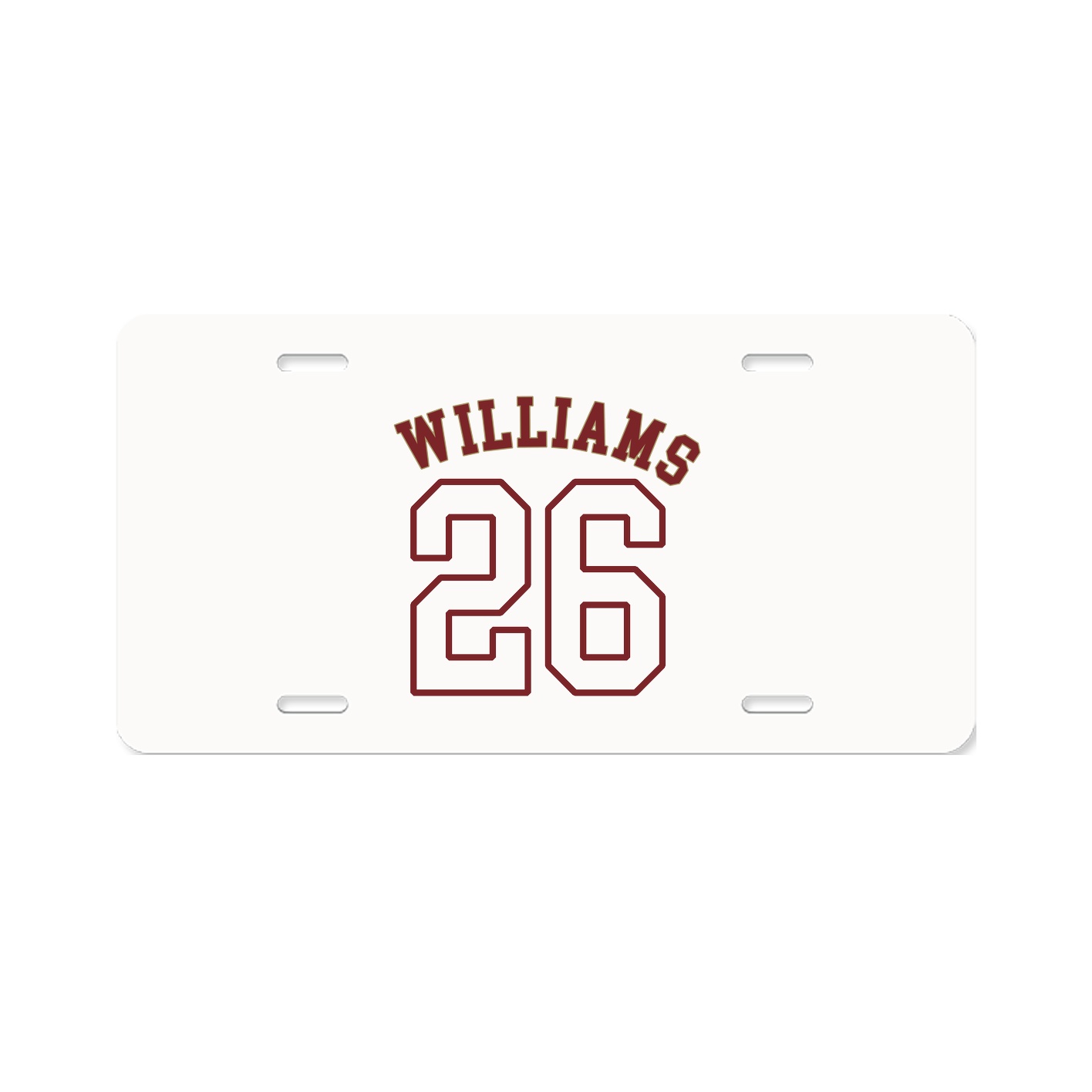 License Plate — Shirsey Arch in Classic