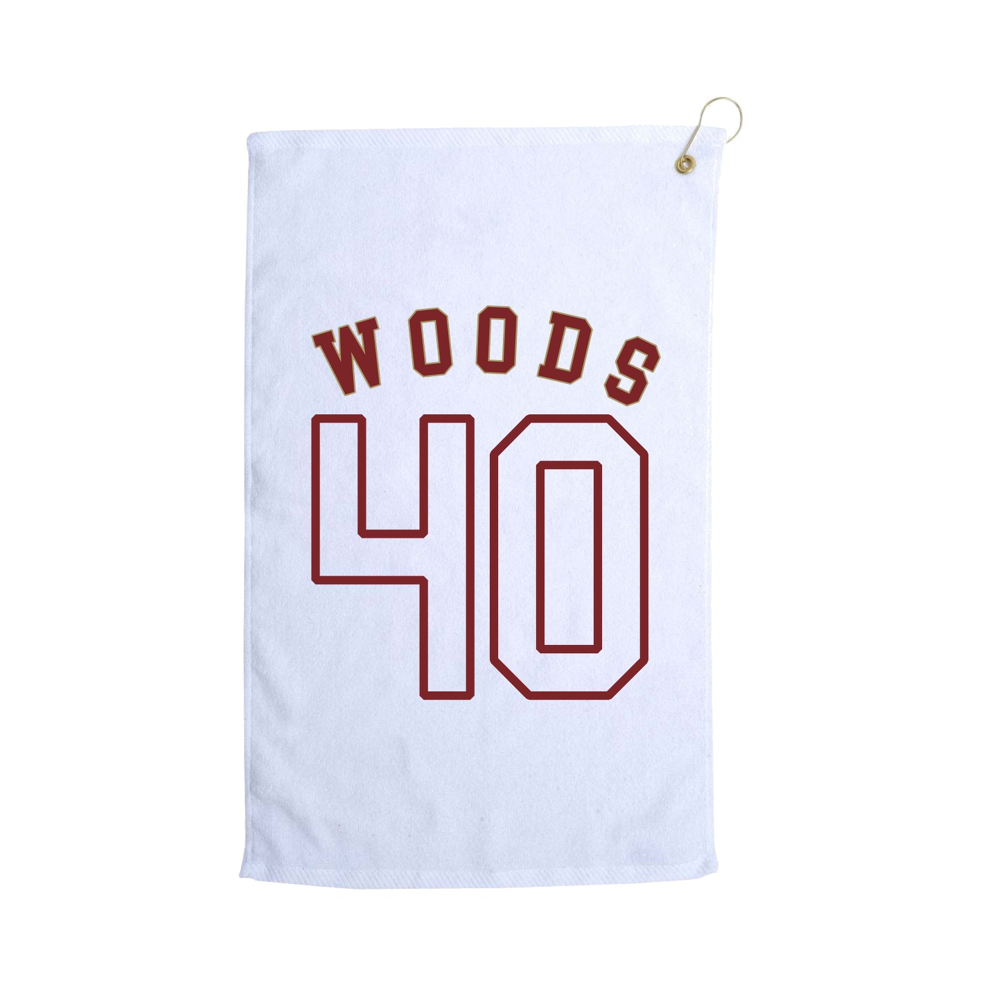 Golf Towel — Shirsey Arch in White
