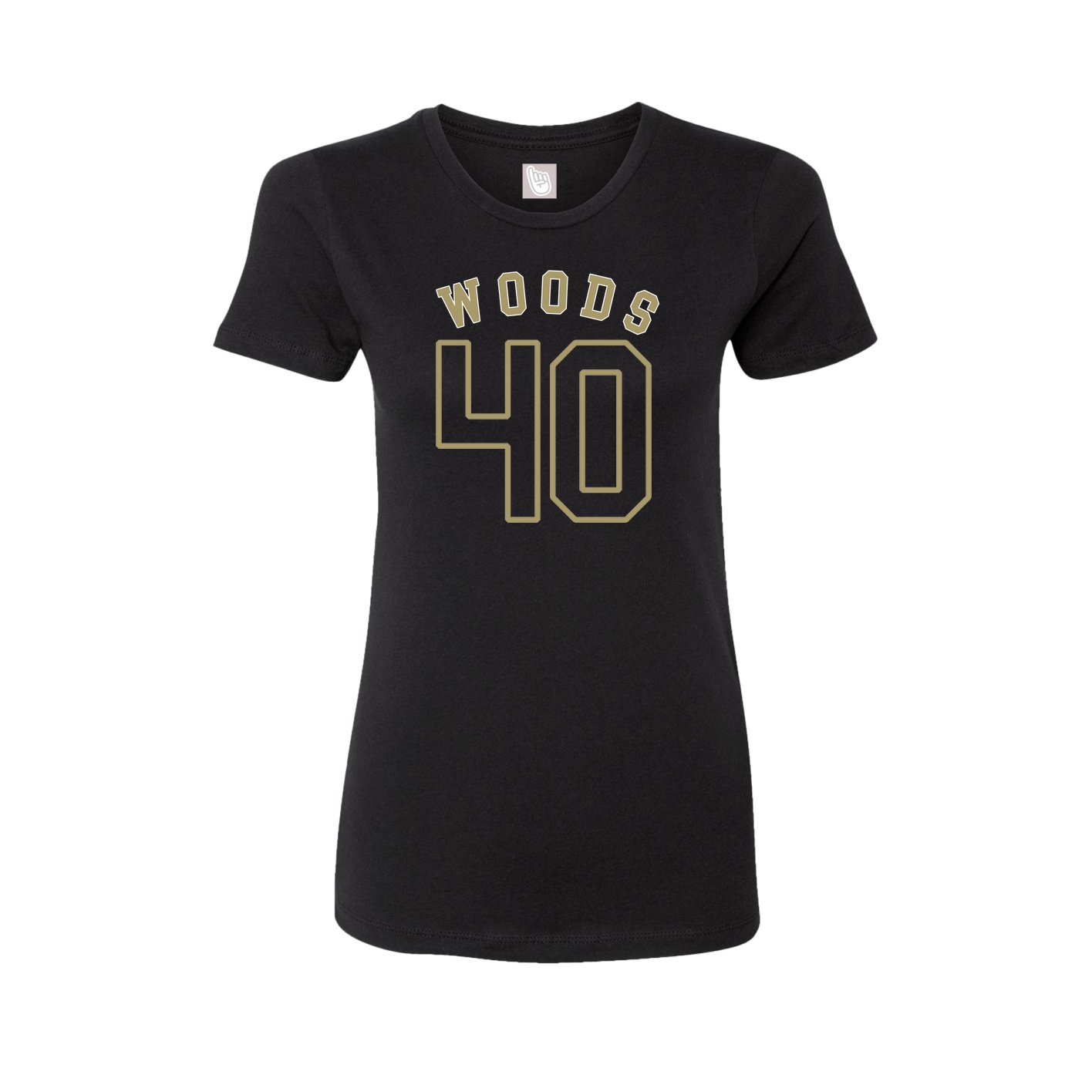 Fitted Women's Tee — Shirsey Arch in Black