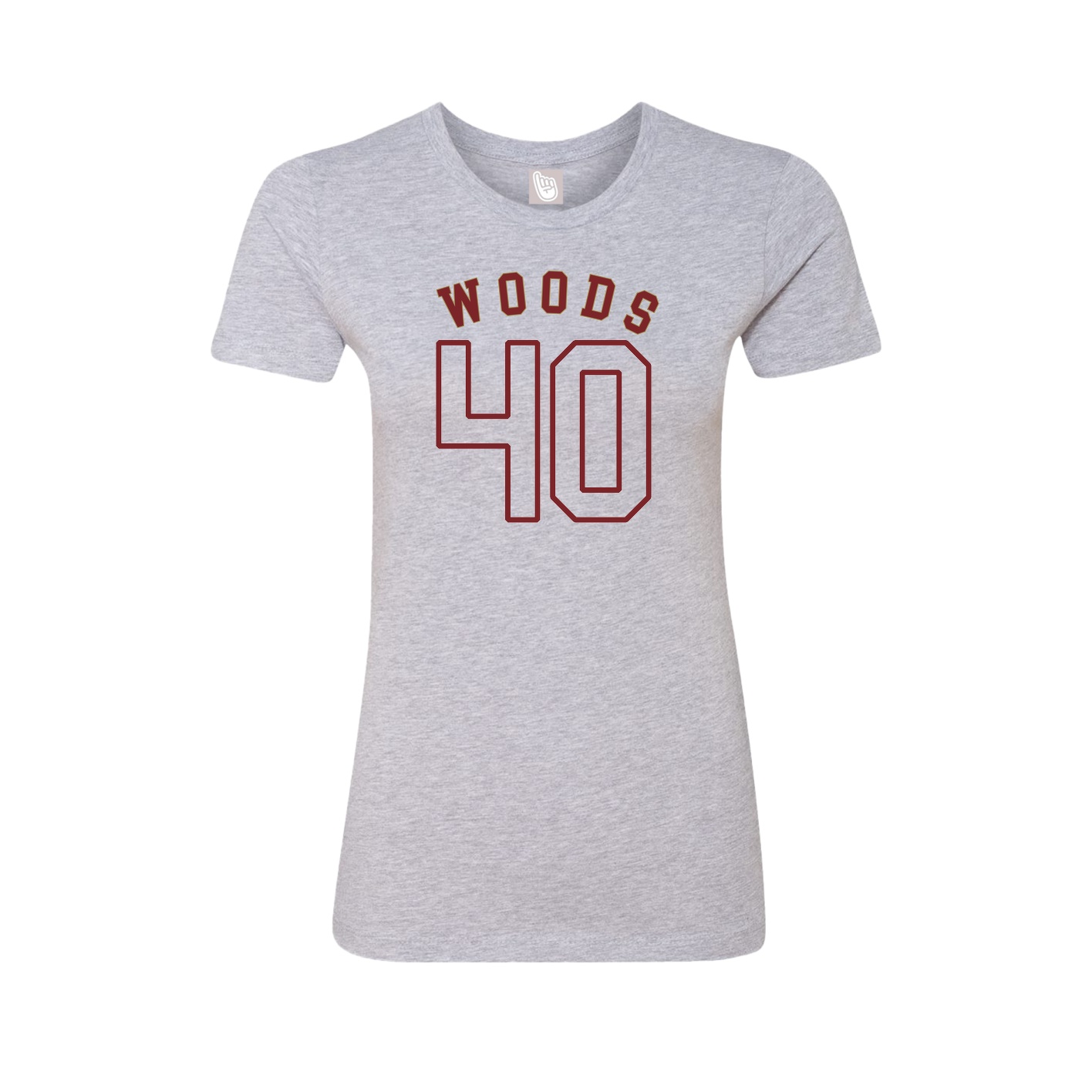 Fitted Women's Tee — Shirsey Arch in Grey
