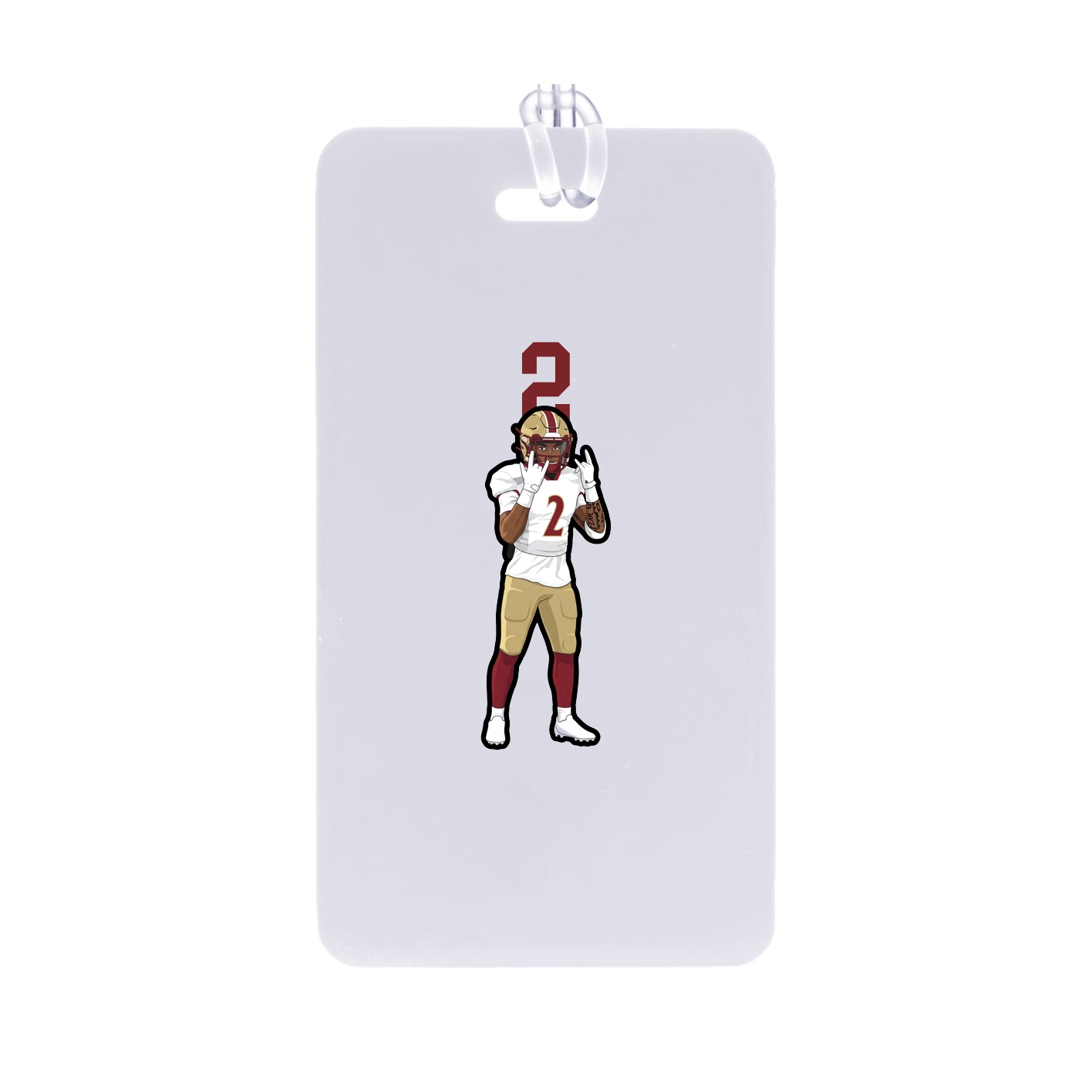 Bag Tag — Number Top in Classic