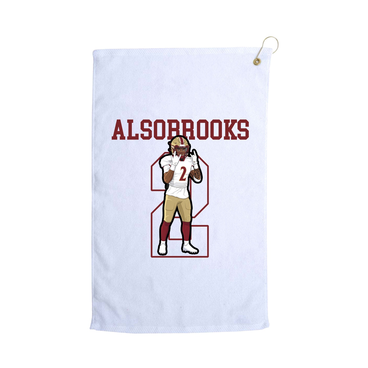 Golf Towel — Shirsey in White