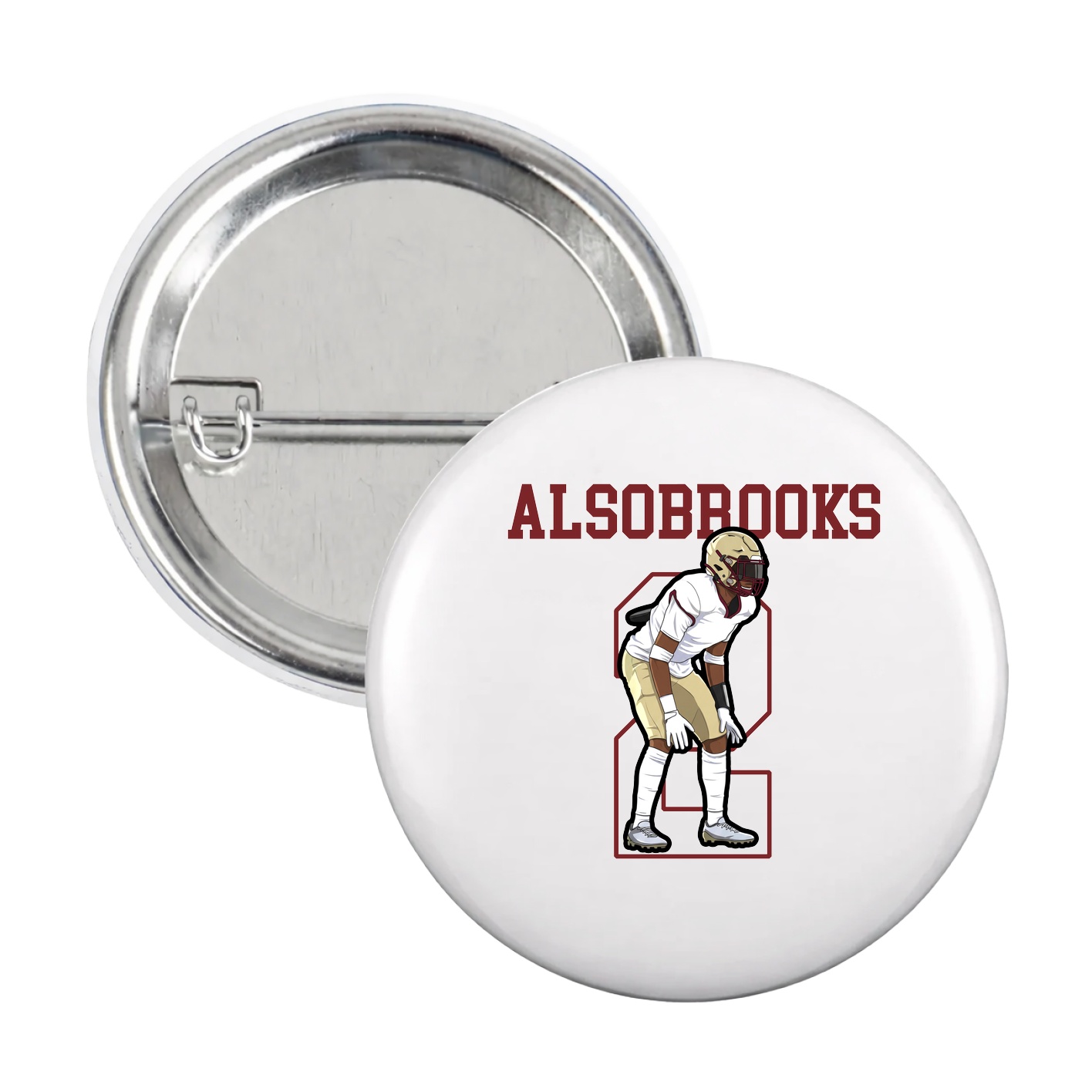 Game Day Button — Shirsey in White