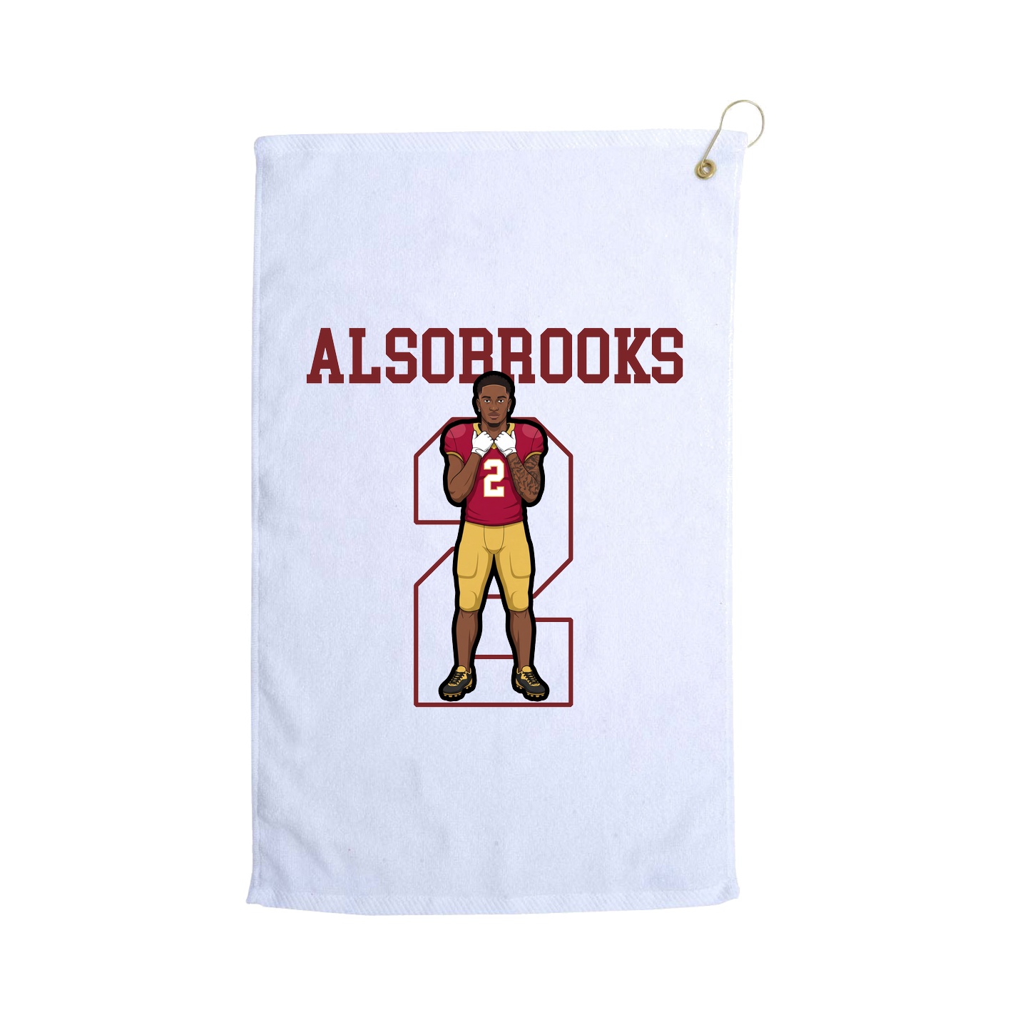 Golf Towel — Shirsey in White
