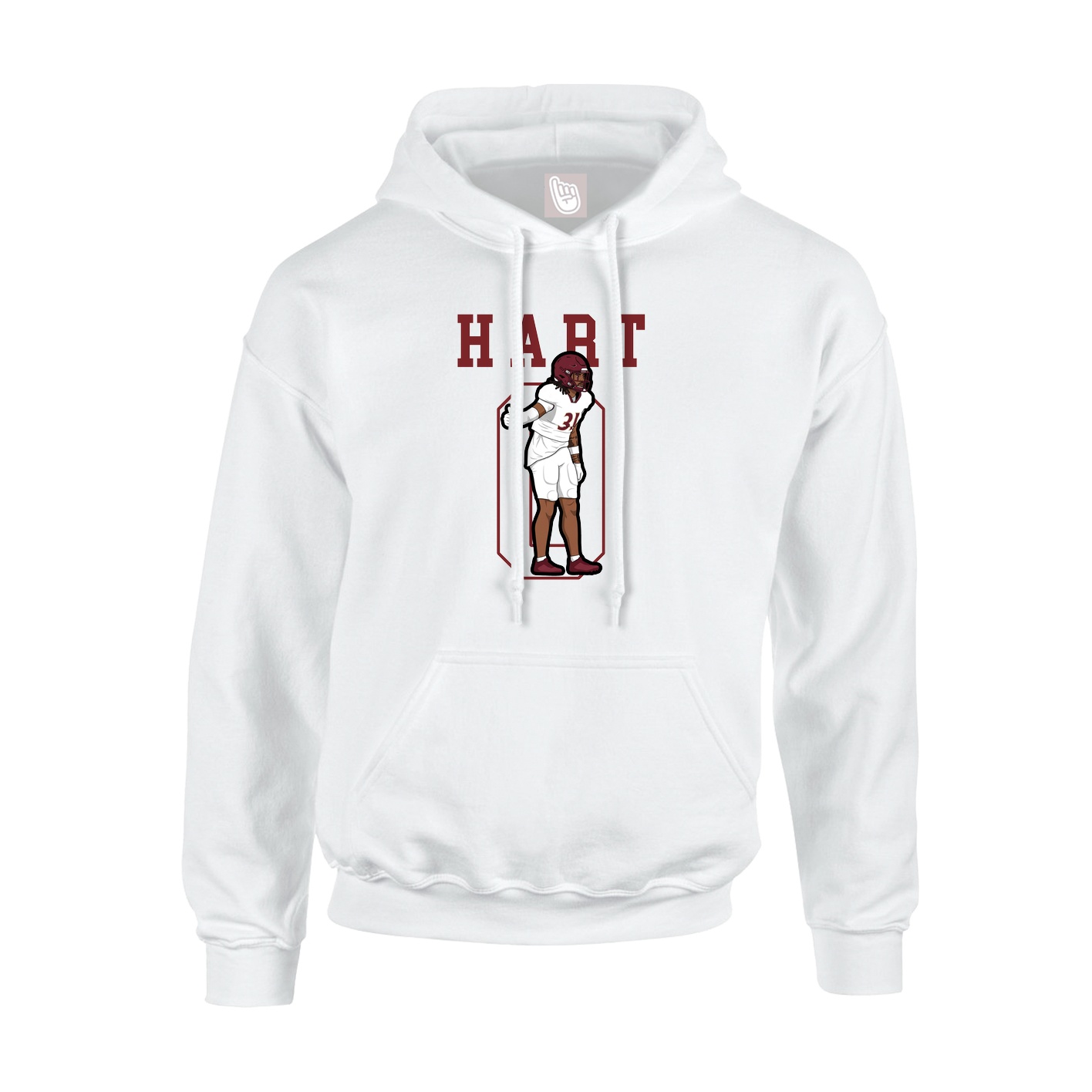 Youth Hoodie — Shirsey in White