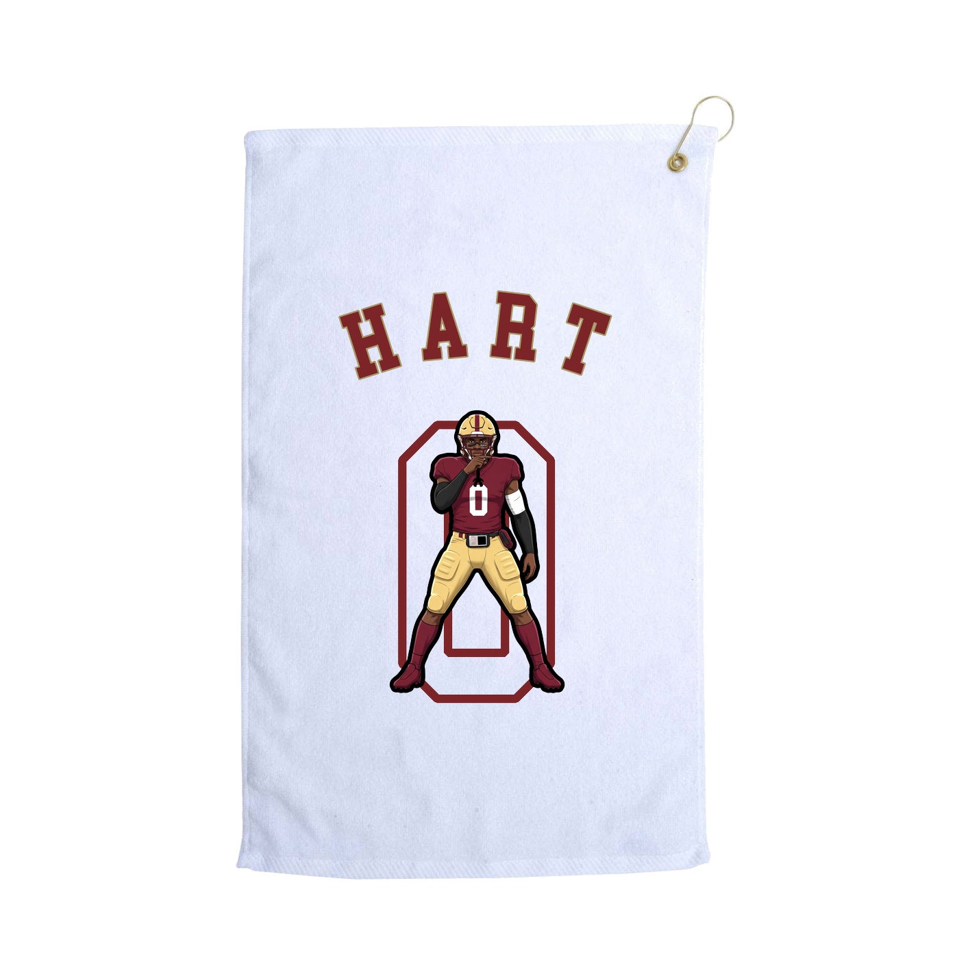 Golf Towel — Shirsey Arch in White