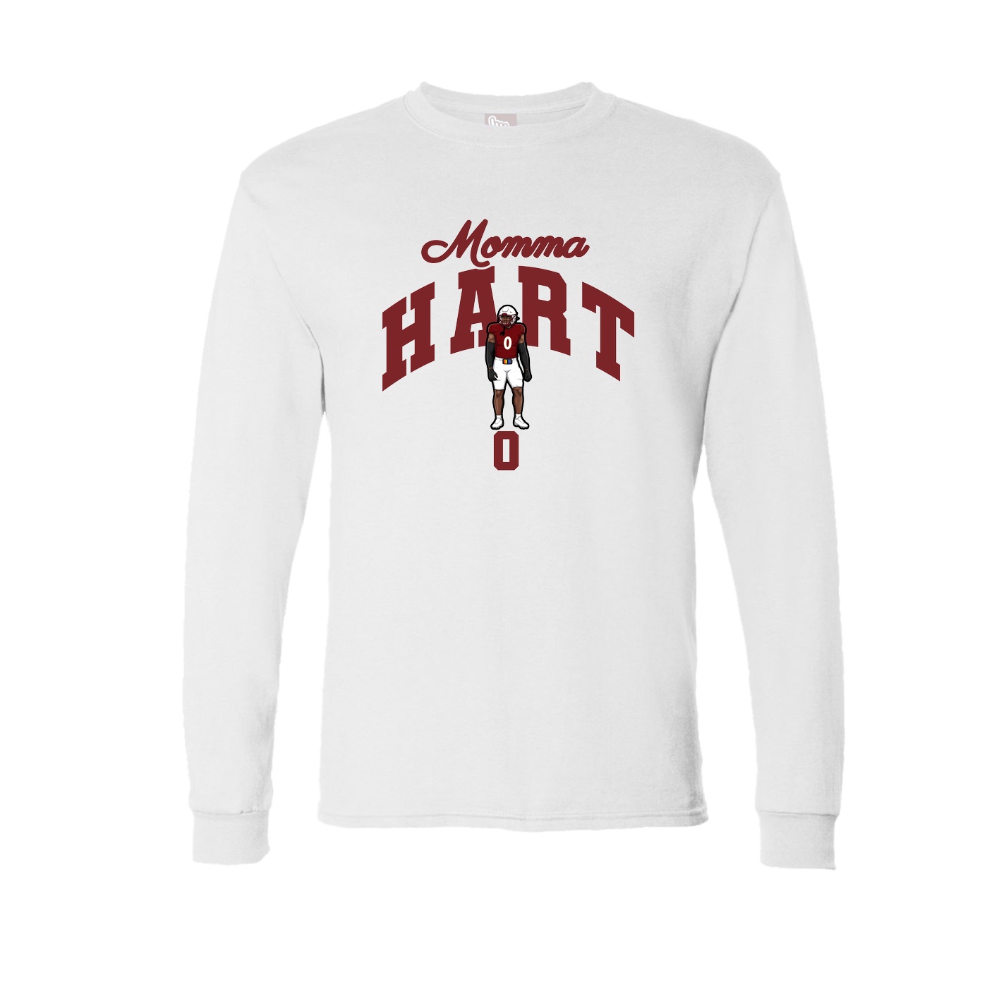 Long Sleeve Tee — Mothers Day Arch in White