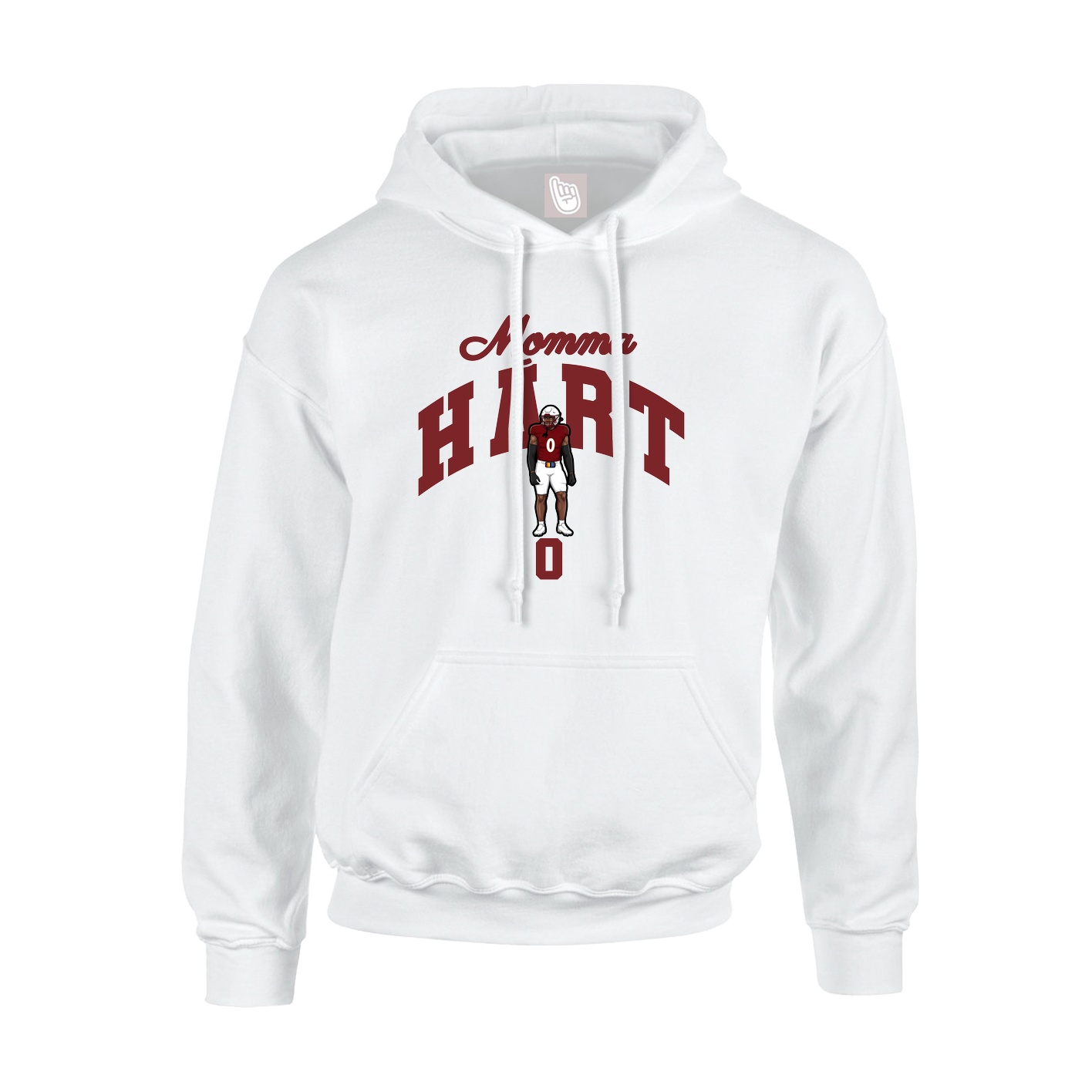 Youth Hoodie — Mothers Day Arch in White