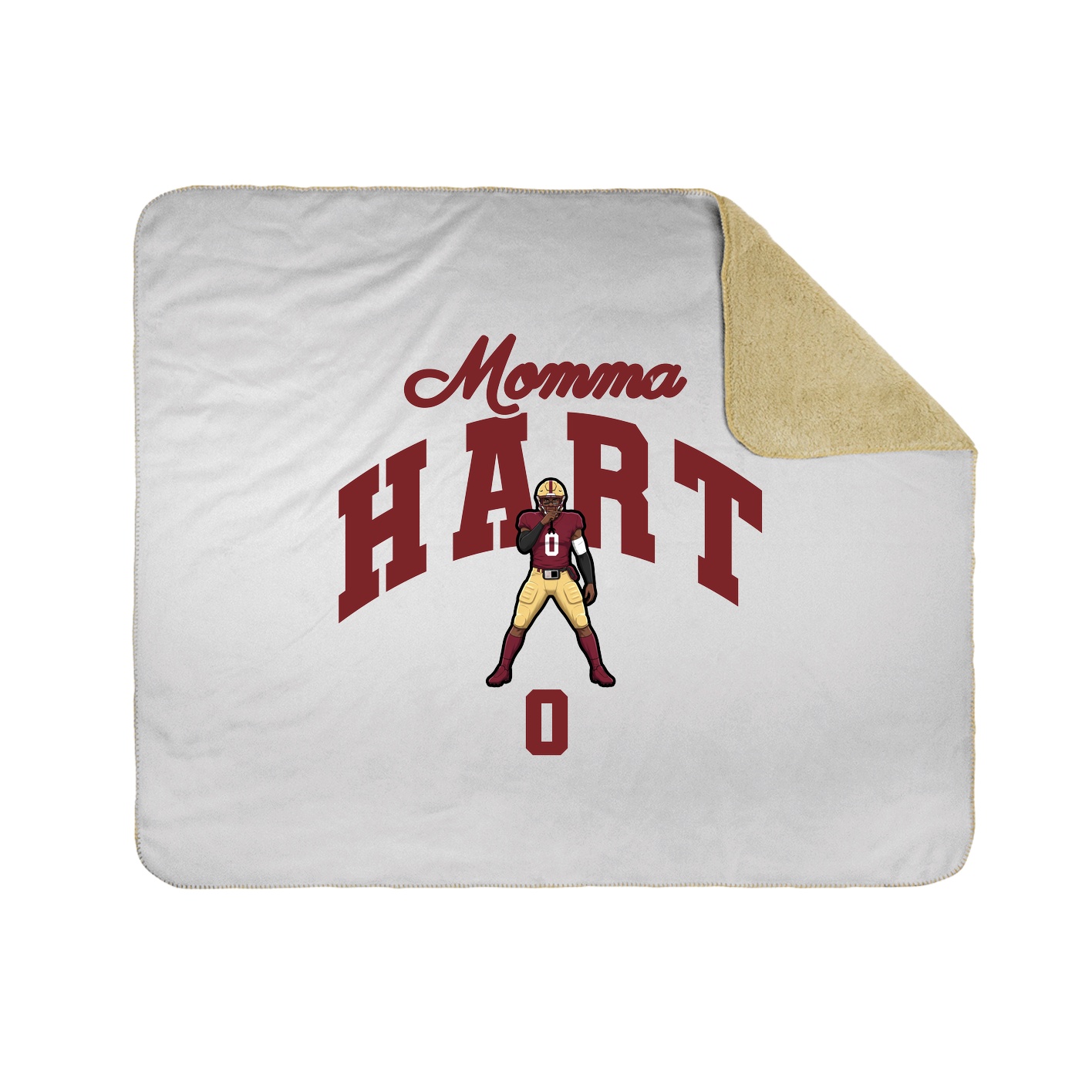 Throw Blanket — Mothers Day Arch in White