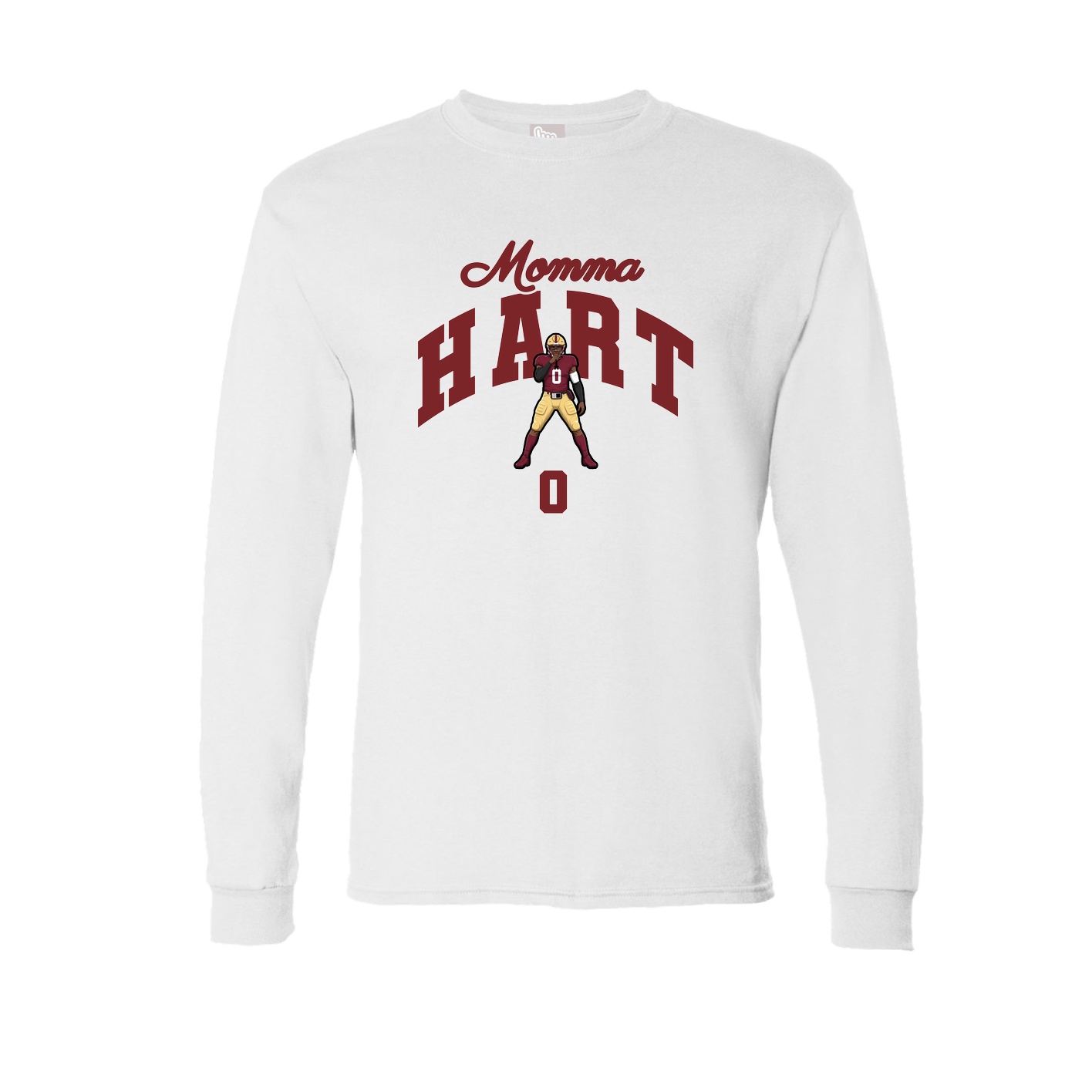 Long Sleeve Tee — Mothers Day Arch in White
