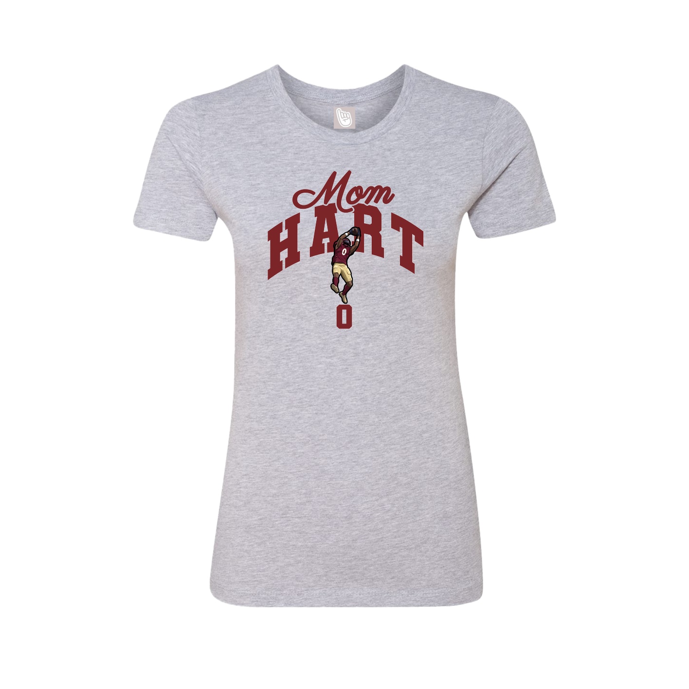 Womens Tee — Mothers Day Arch in Grey