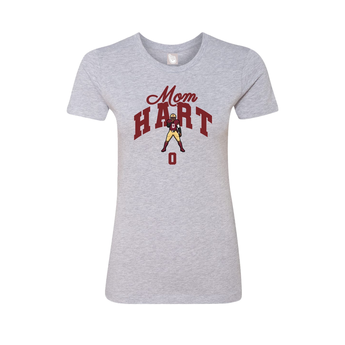 Womens Tee — Mothers Day Arch in Grey