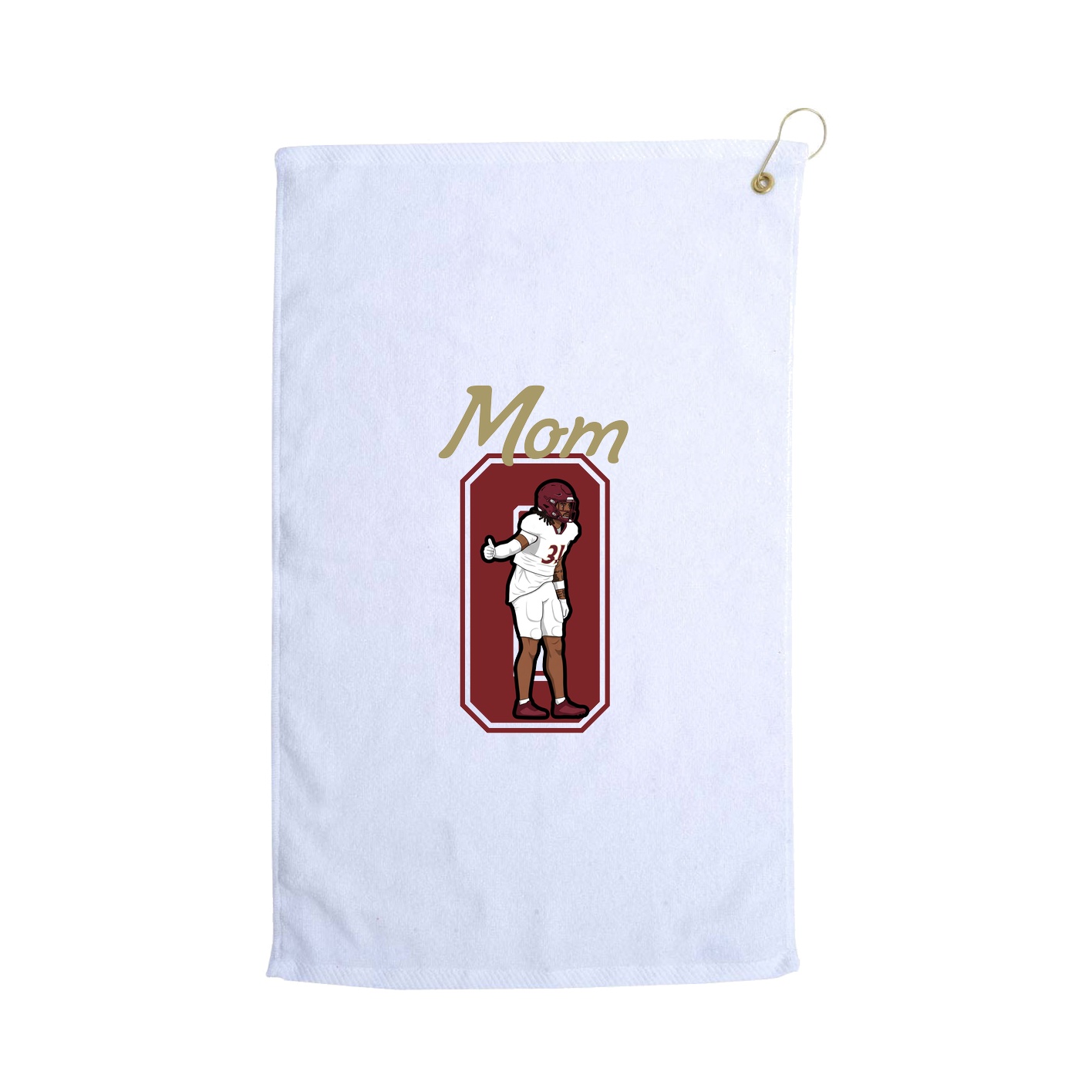 Golf Towel — Mothers Day Shirsey in White