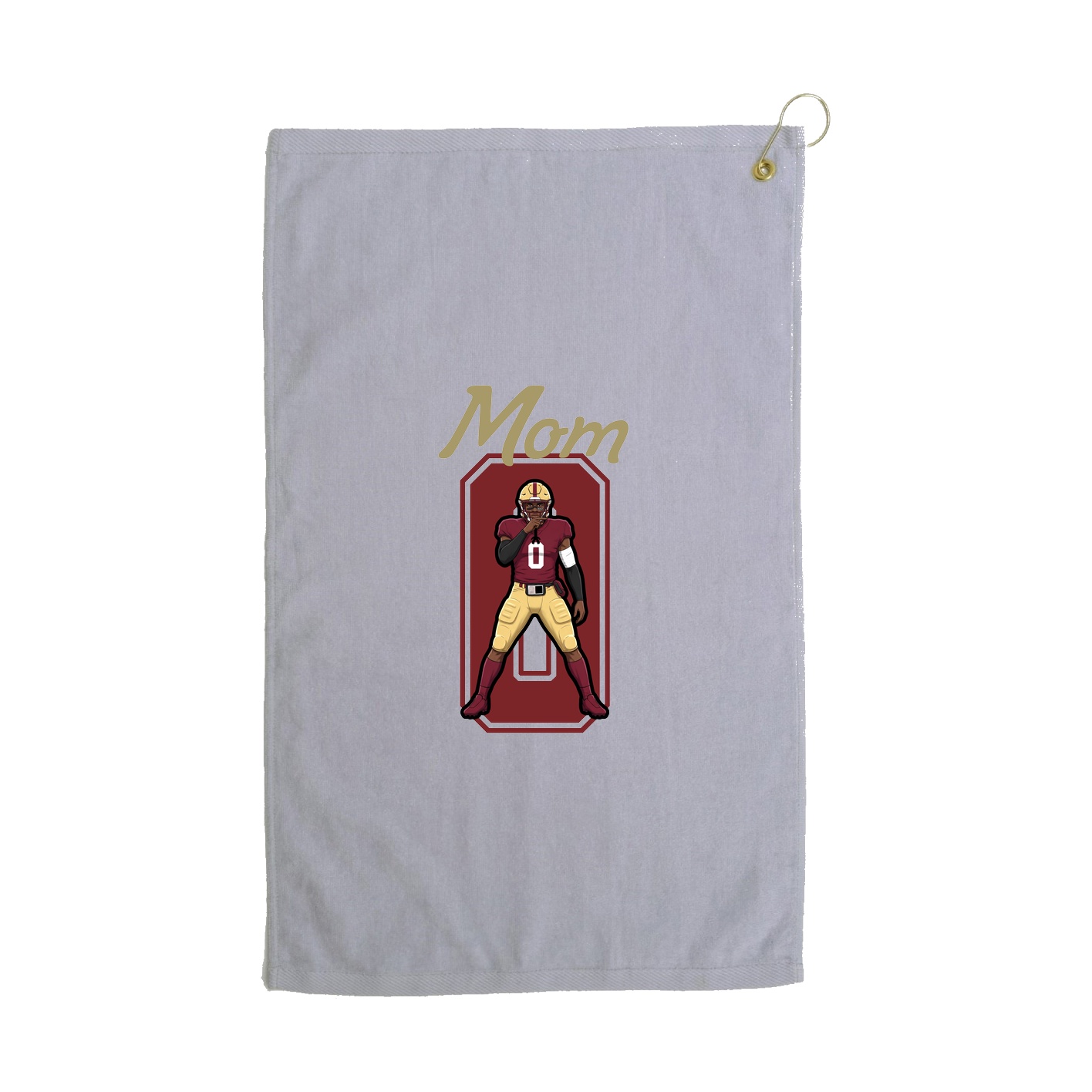 Golf Towel — Mothers Day Shirsey in Grey