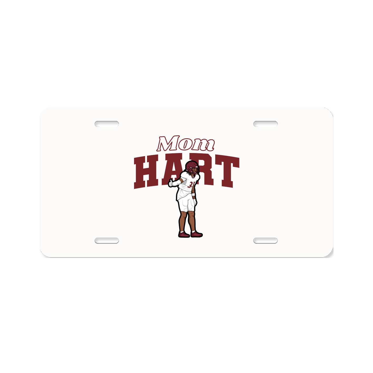 License Plate — Mothers Day Block in Classic