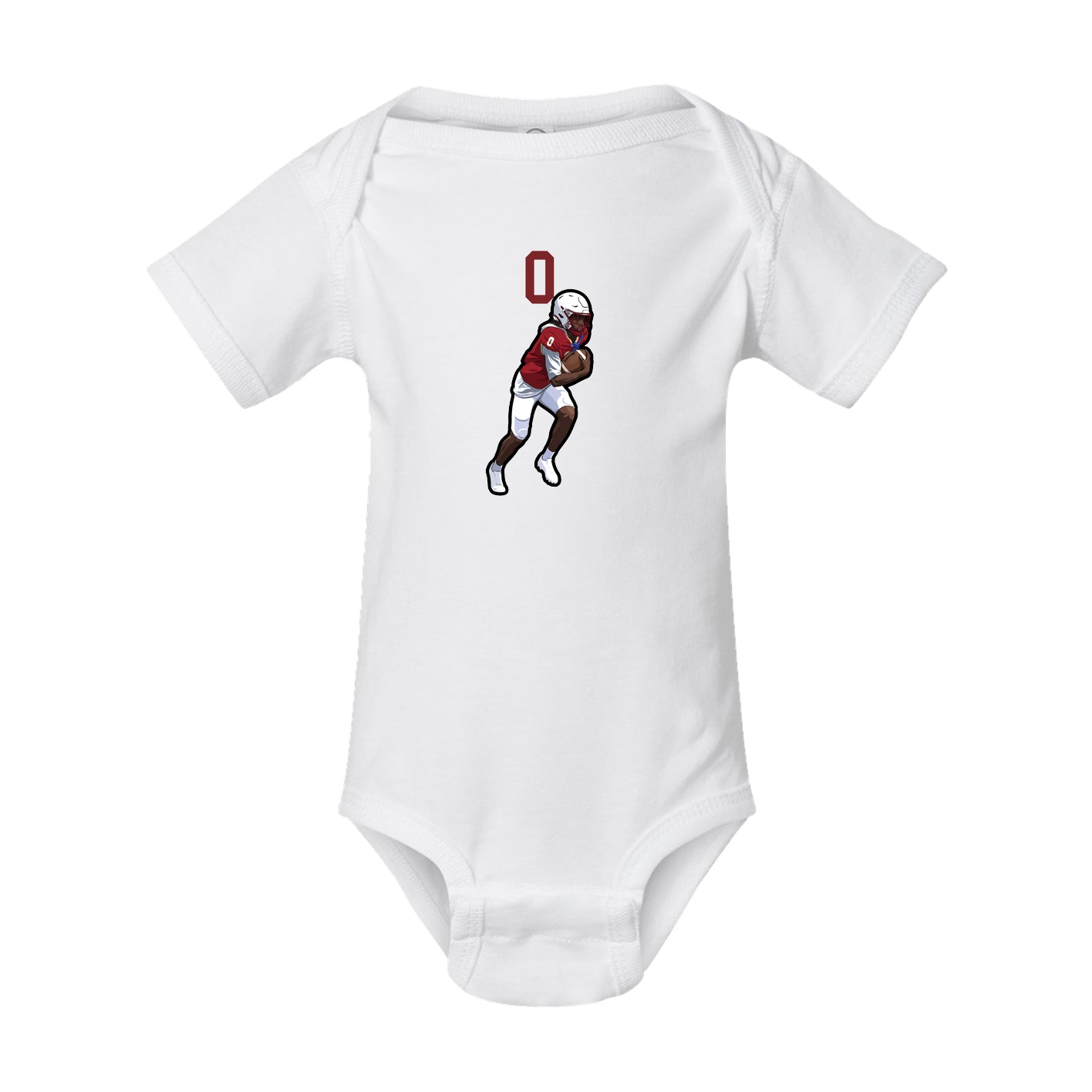 Baby Onesie — Number Top in White