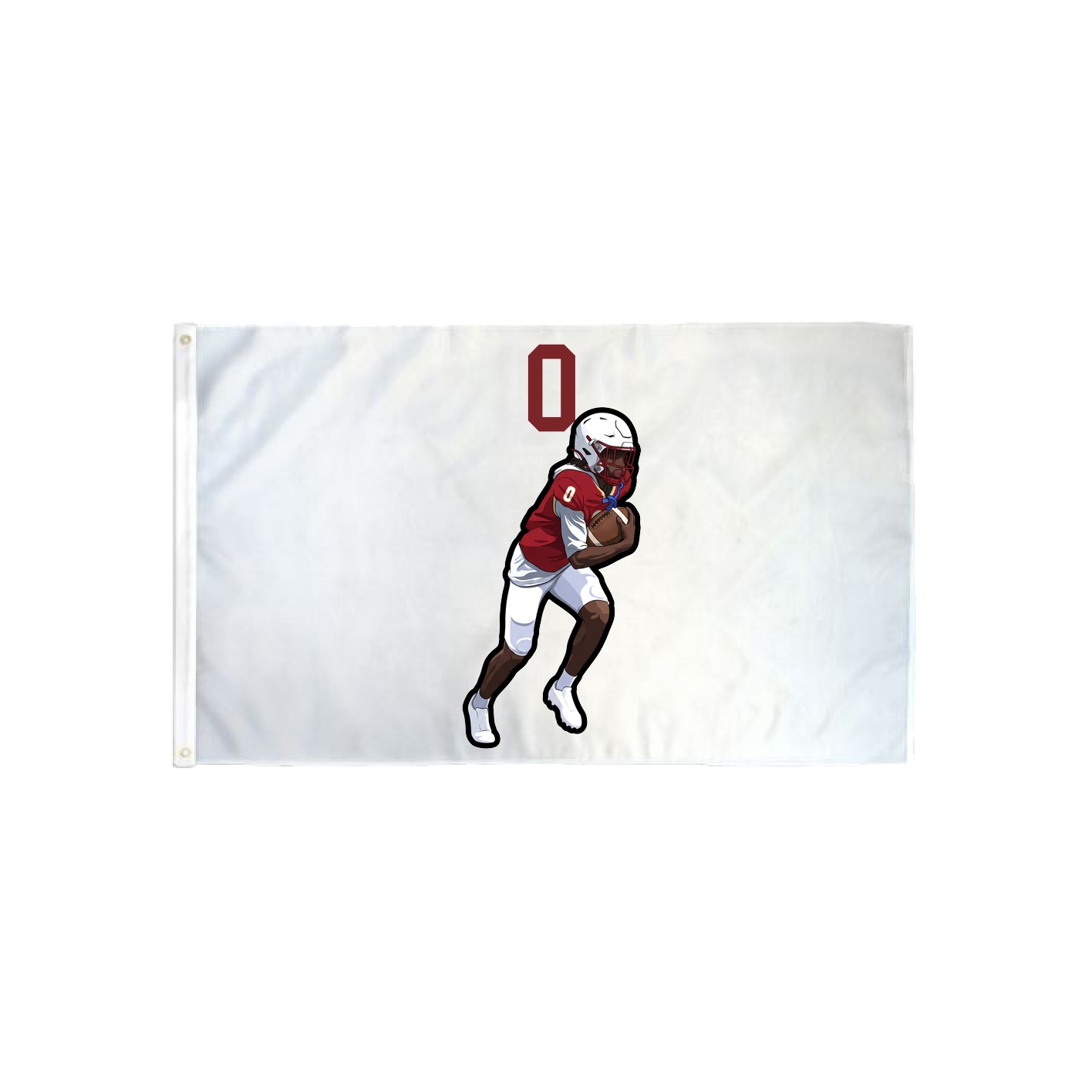 3x5 Flag — Number Top in Classic
