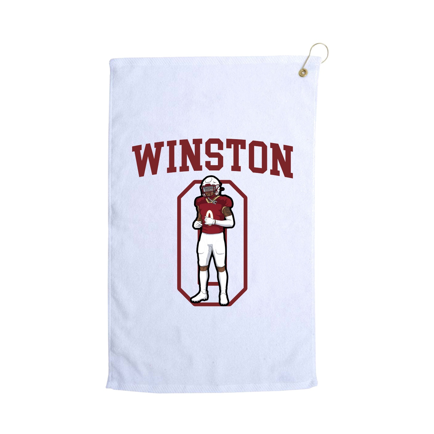 Golf Towel — Shirsey in White