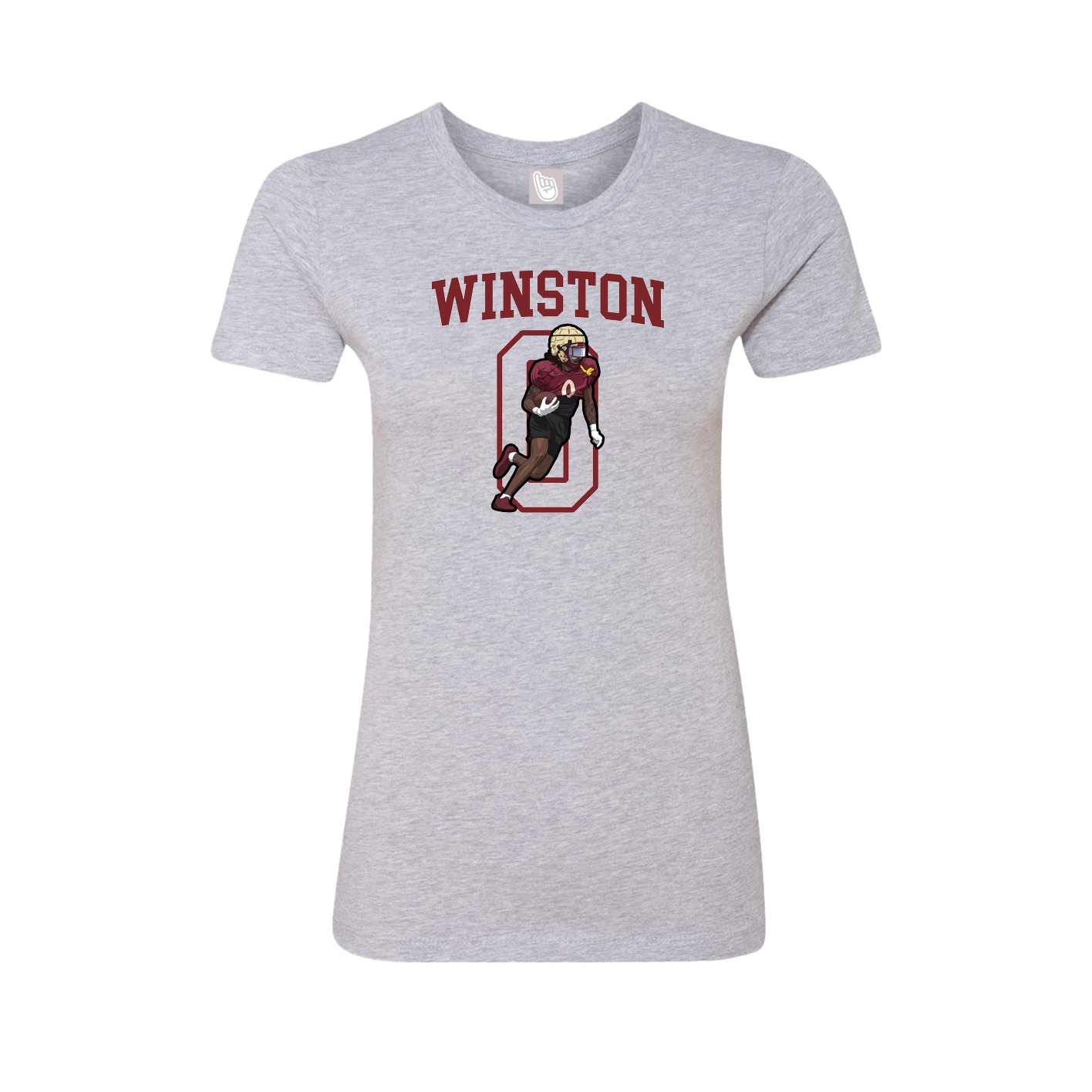 Fitted Women's Tee — Shirsey in Grey