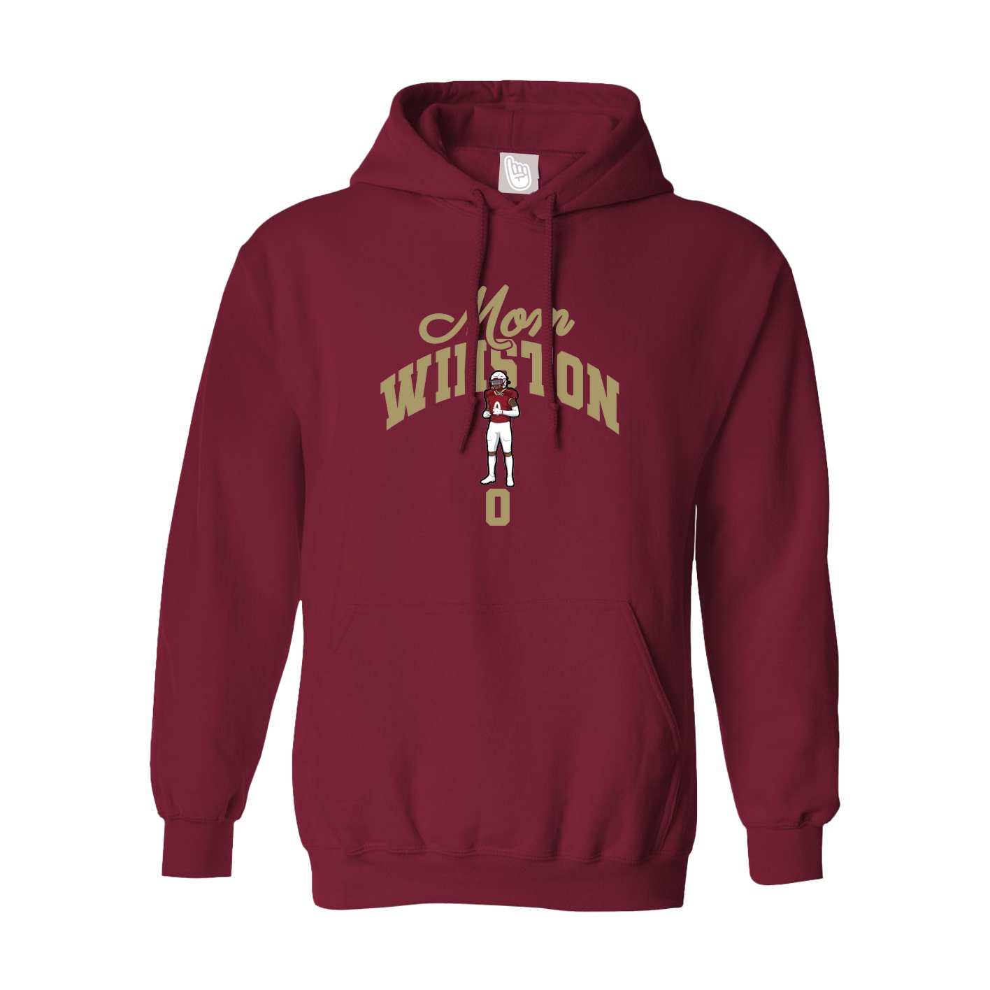 Hoodie — Mothers Day Arch in Cardinal