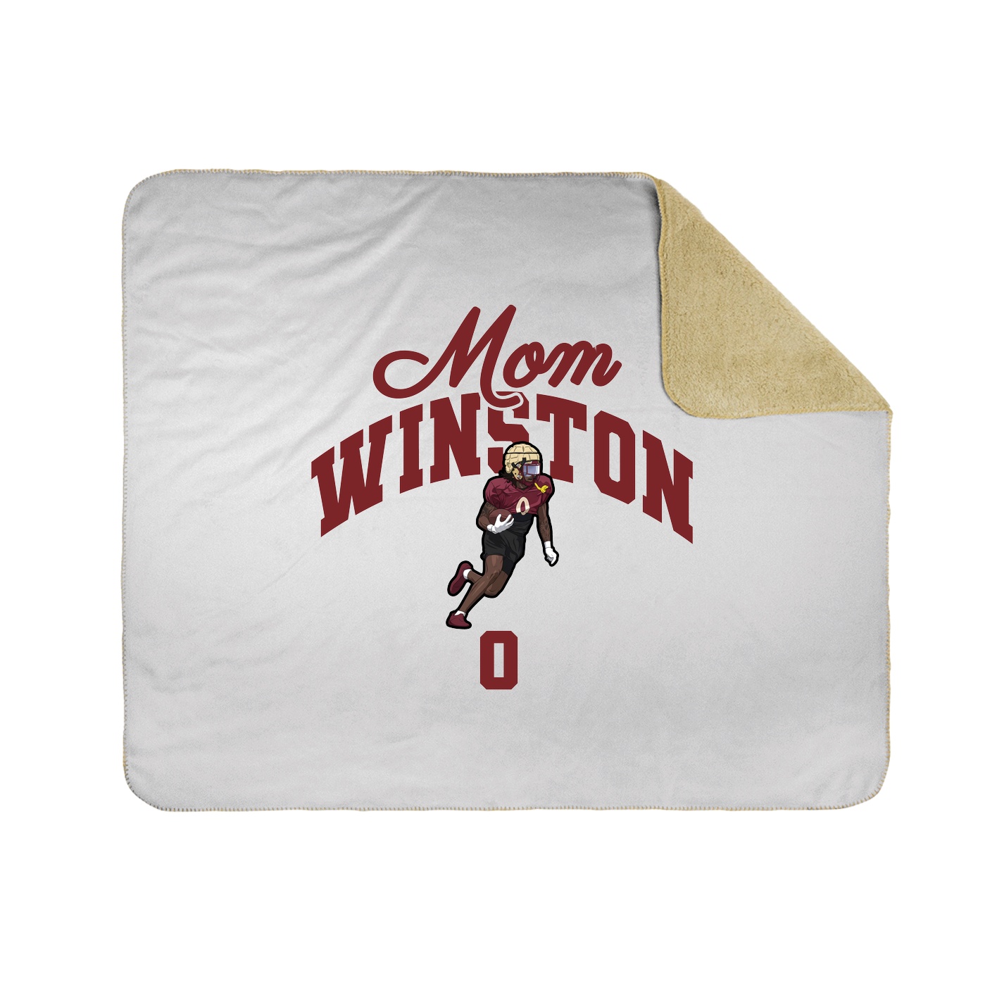 Throw Blanket — Mothers Day Arch in White
