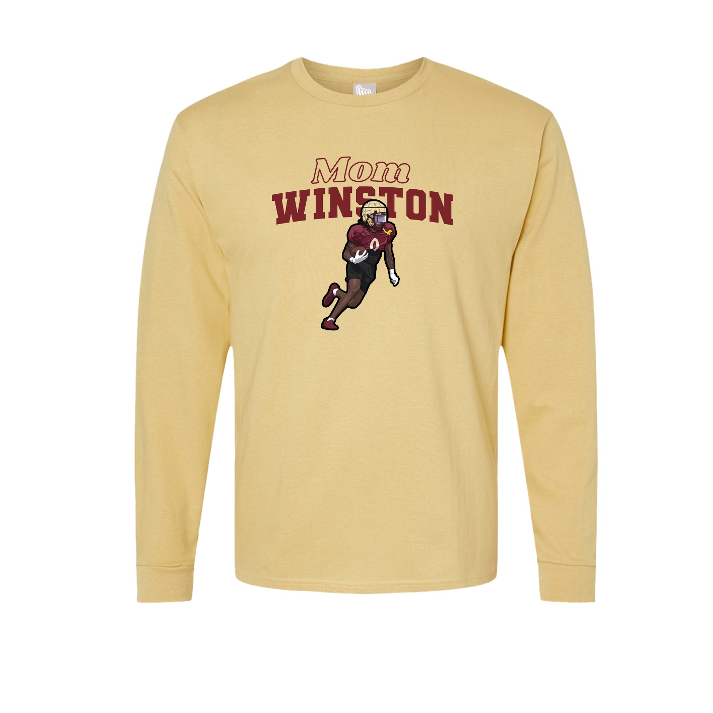 Long Sleeve Tee — Mothers Day Block in Vegas Gold