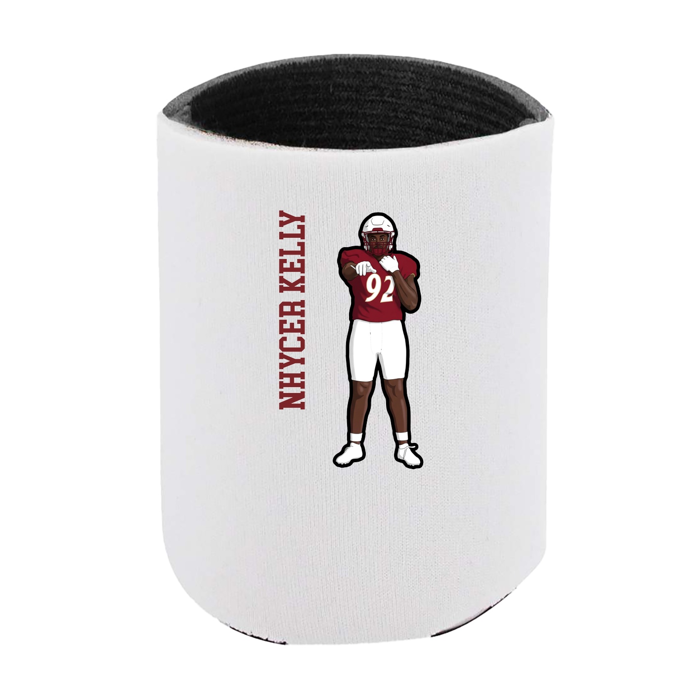 Can Holder — Name Vertical in White