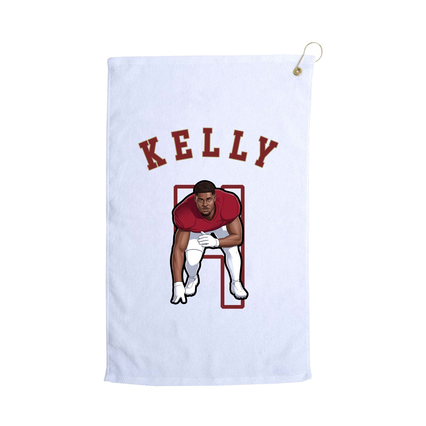 Golf Towel — Shirsey Arch in White