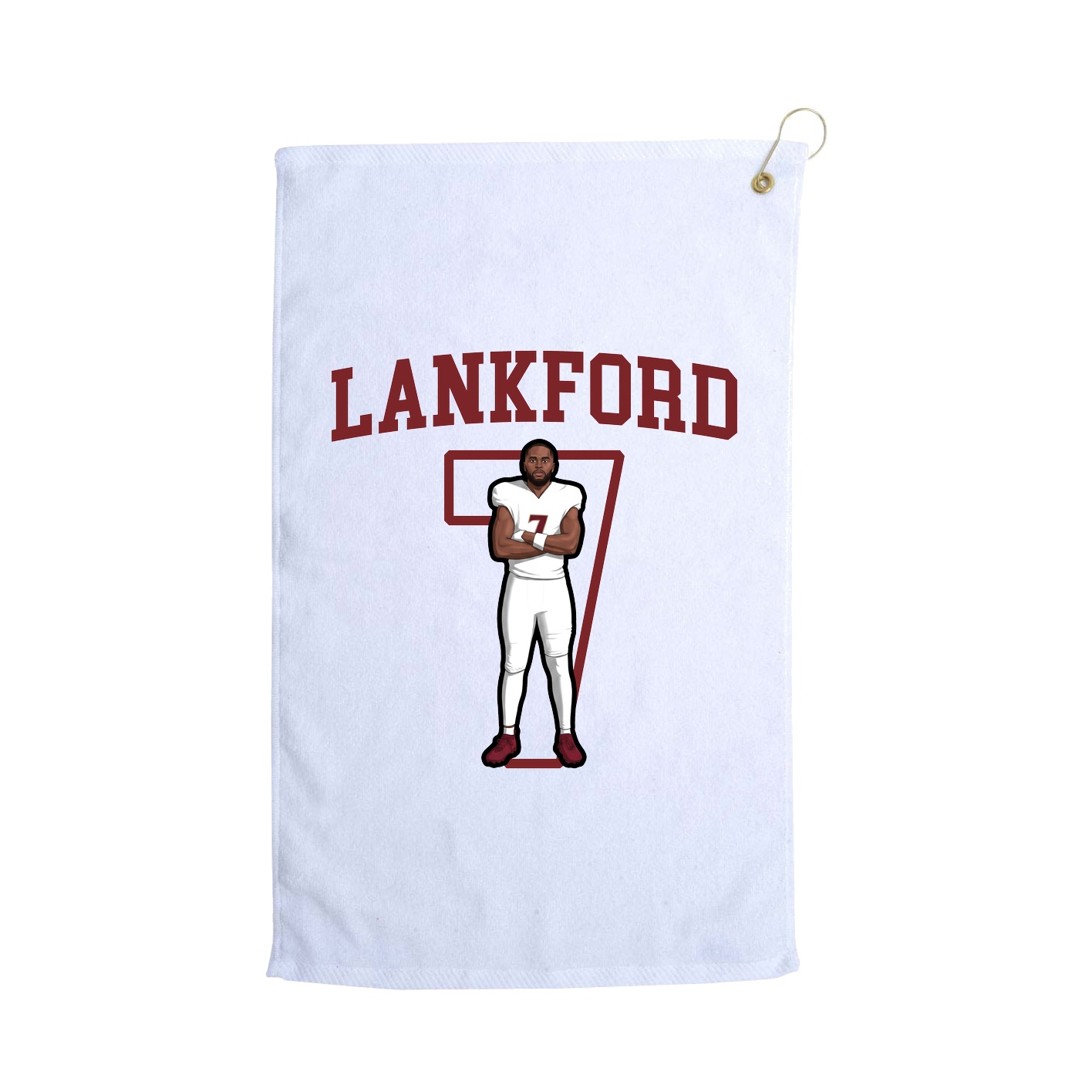 Golf Towel — Shirsey in White