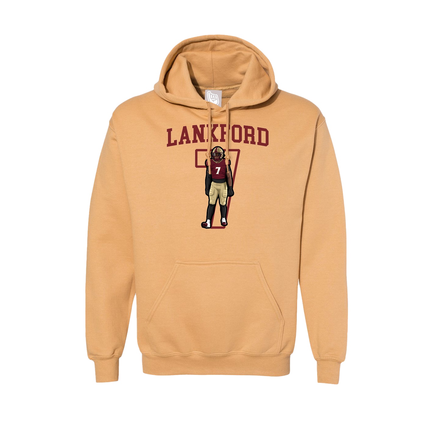 Hoodie — Shirsey in Vegas Gold