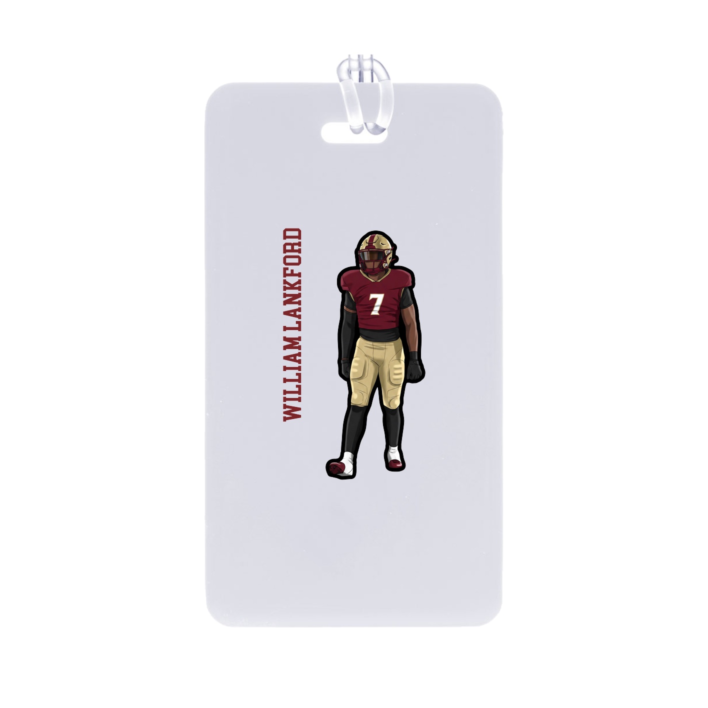 Bag Tag — Name Vertical in Classic