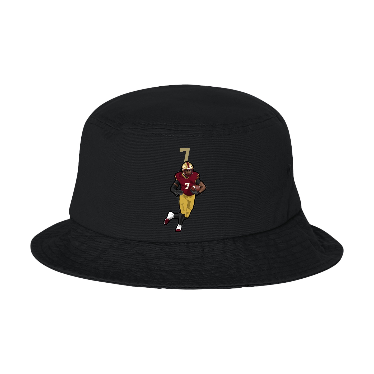 Bucket Cap — Number Top in Black
