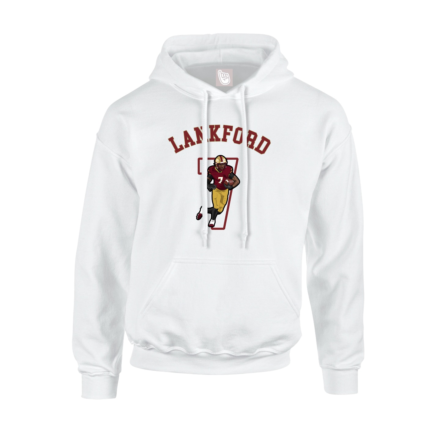 Youth Hoodie — Shirsey Arch in White