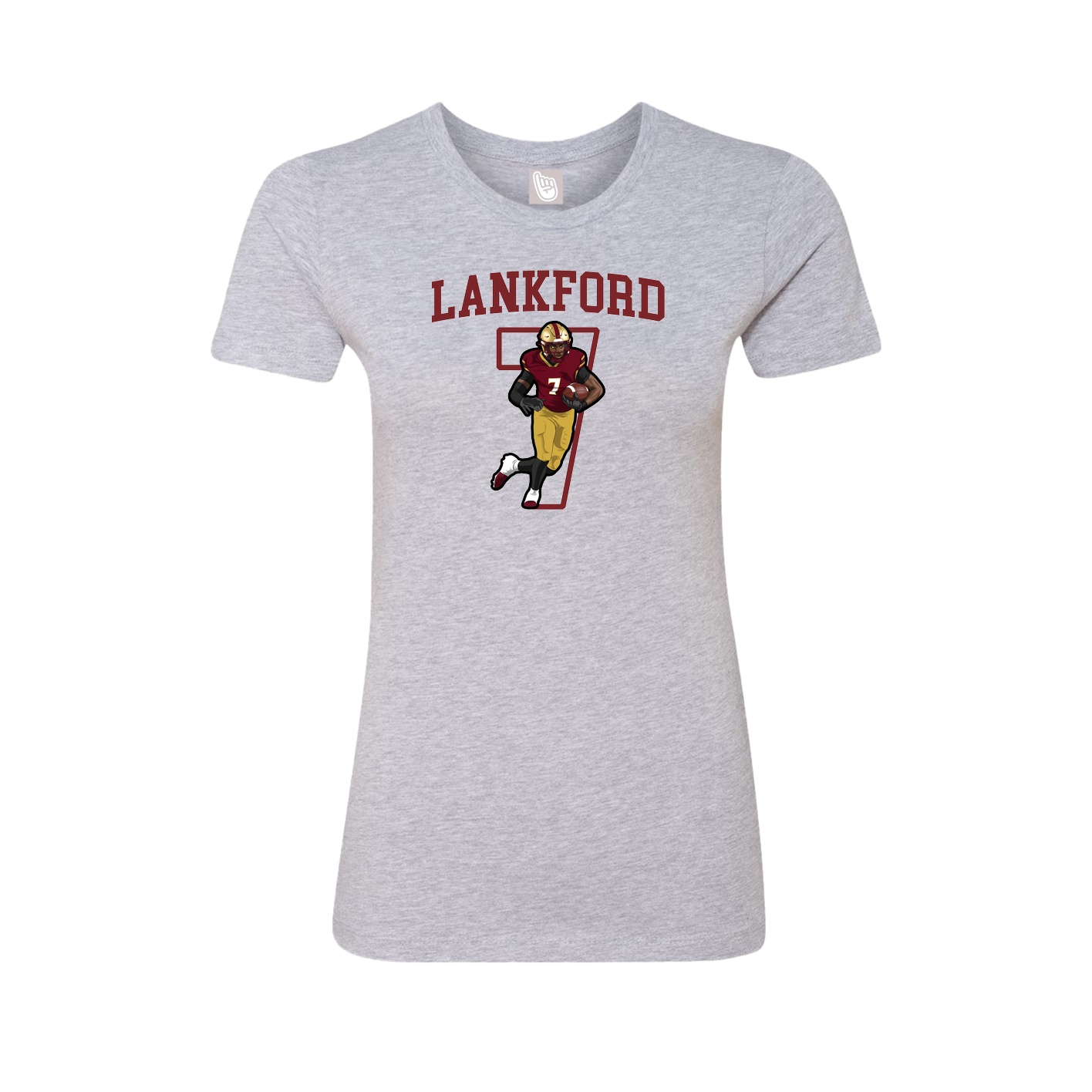 Fitted Women's Tee — Shirsey in Grey