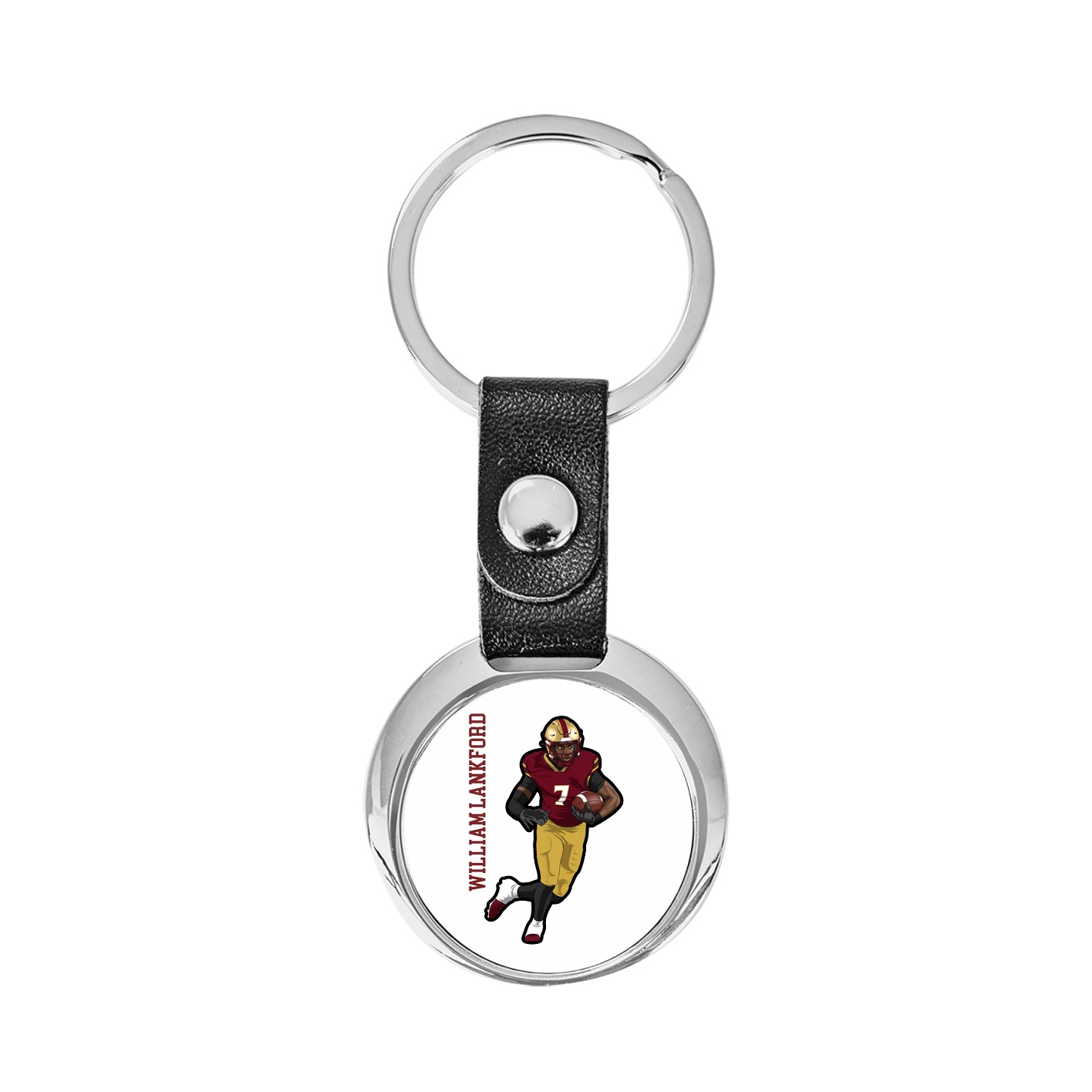 Key Chain — Name Vertical in Classic