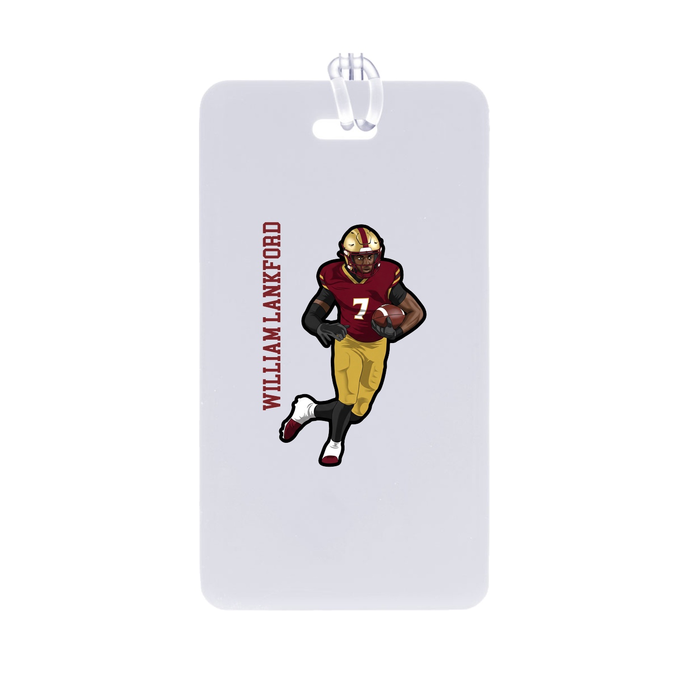 Bag Tag — Name Vertical in Classic